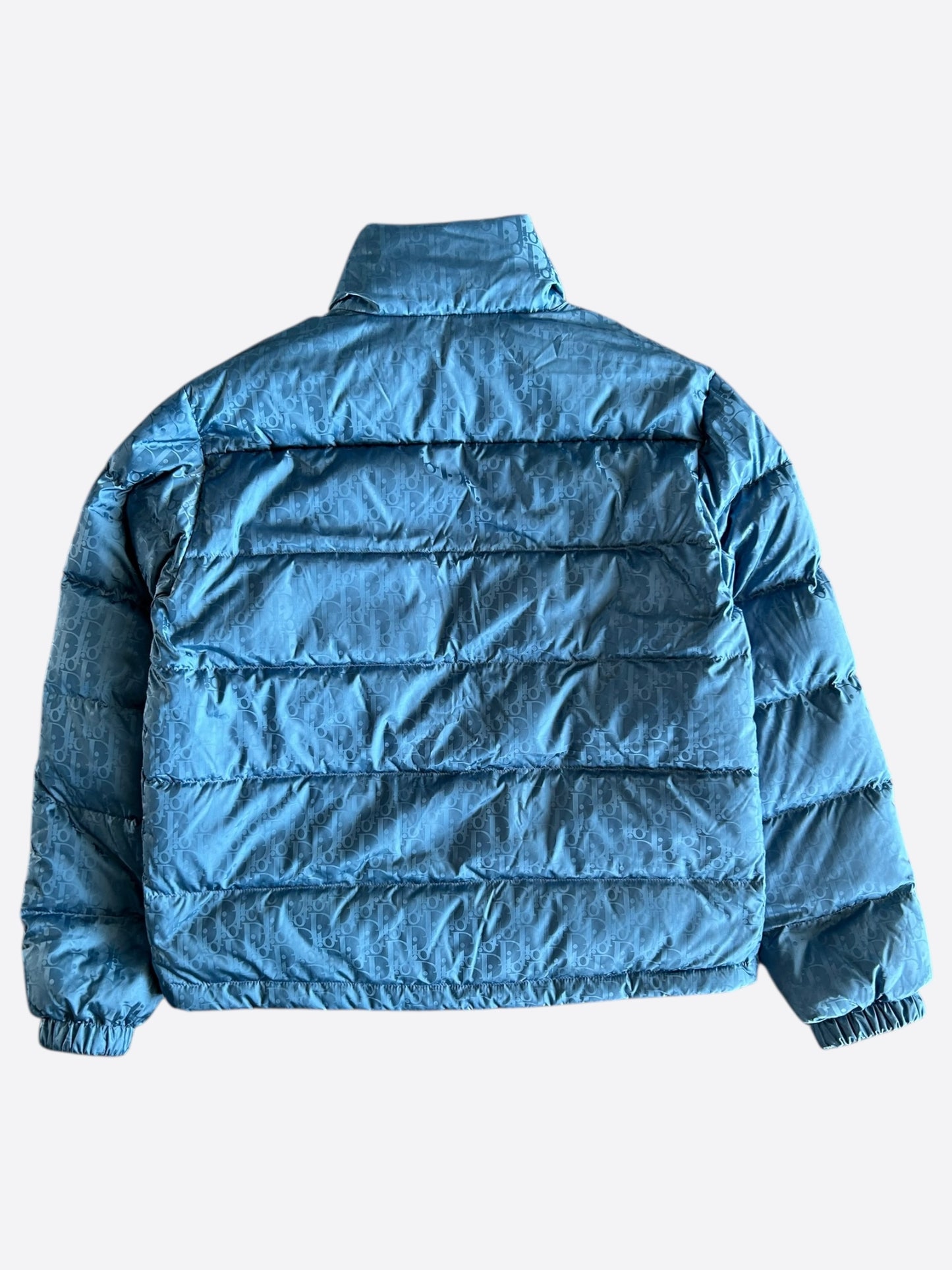 Dior Blue Oblique Puffer Jacket