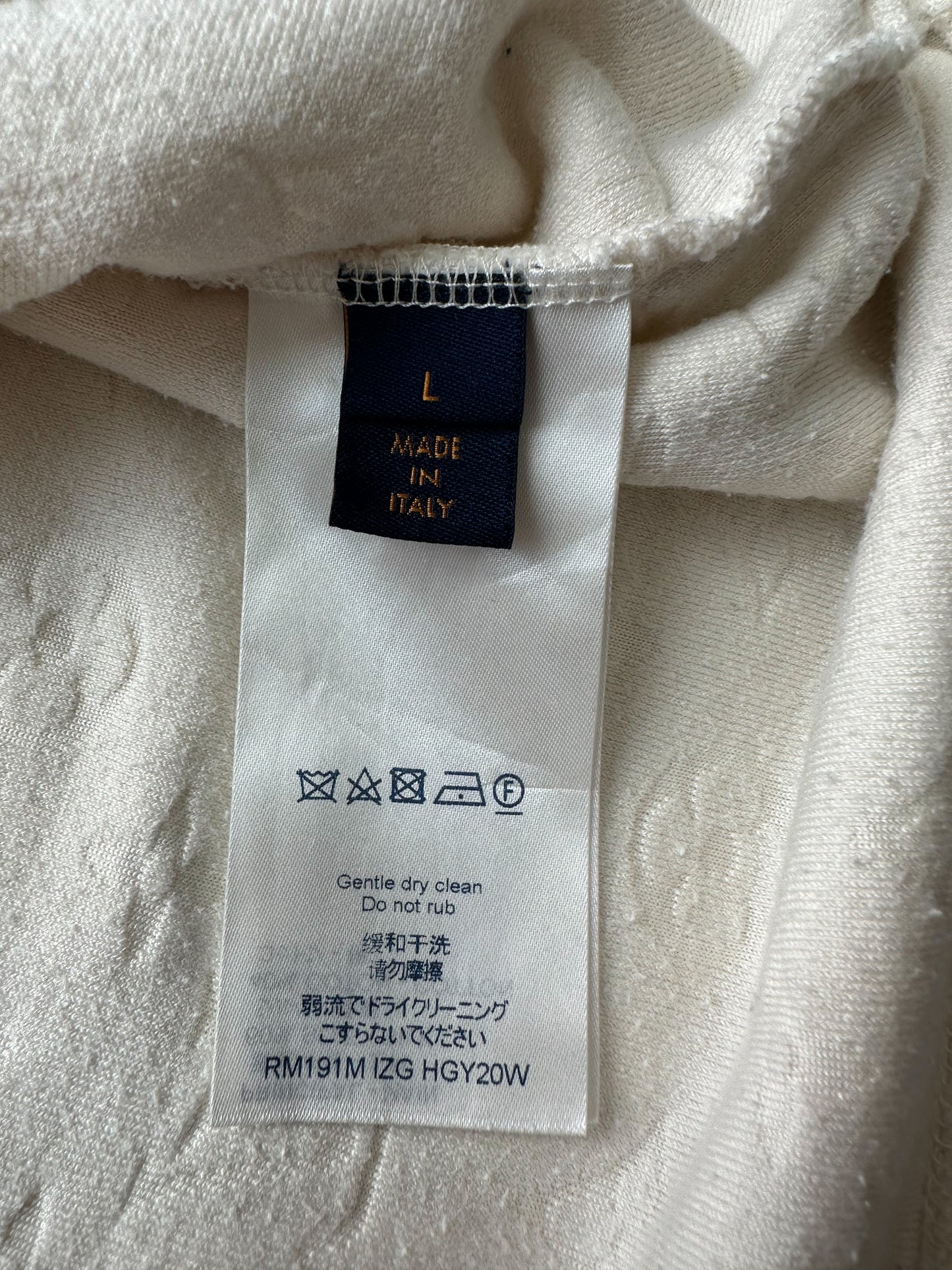 Louis Vuitton White Monogram Towel T-Shirt