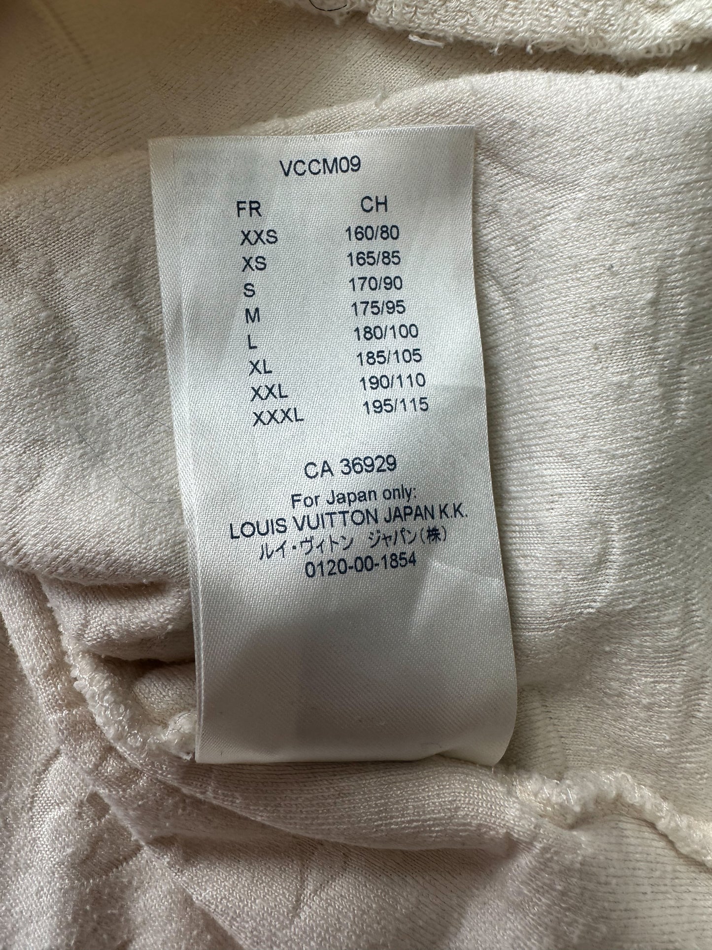 Louis Vuitton White Monogram Towel T-Shirt