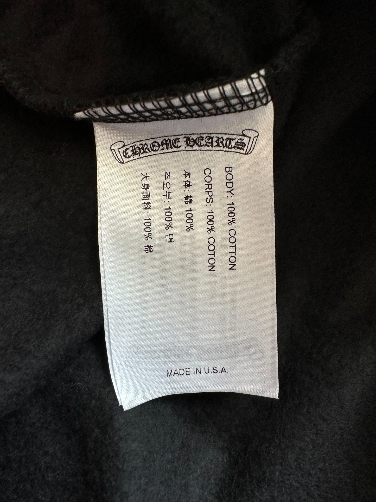 Chrome Hearts Black & Blue Mapplethorpe Hoodie