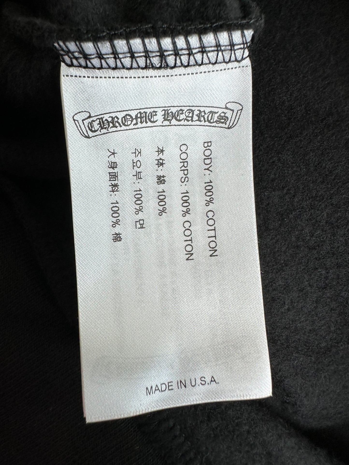 Chrome Hearts Black & Blue Mapplethorpe Hoodie