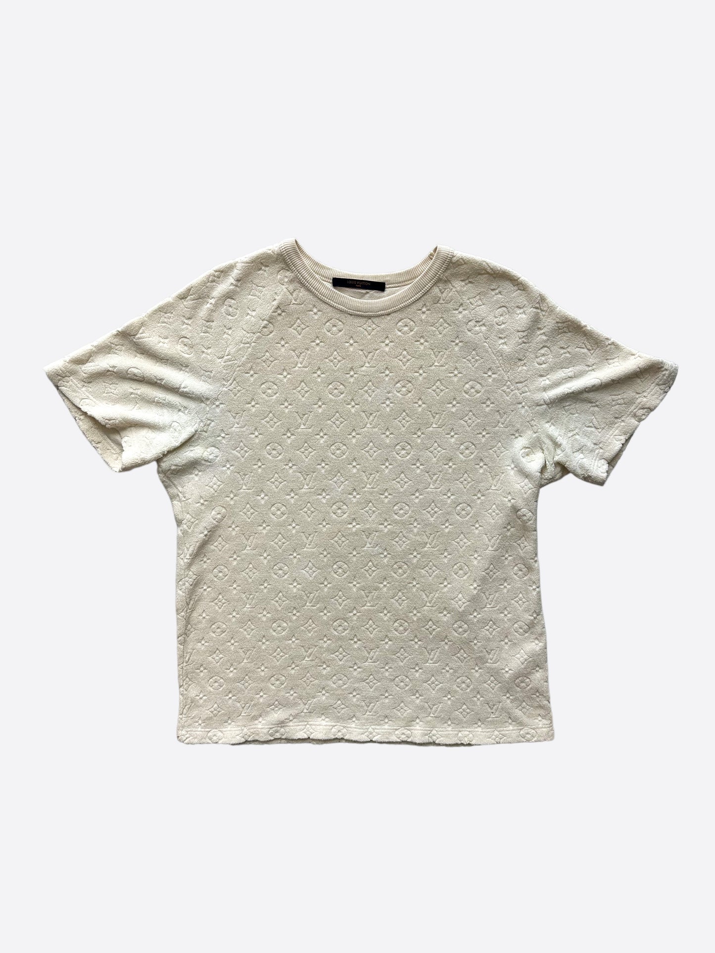 Louis Vuitton White Monogram Towel T-Shirt