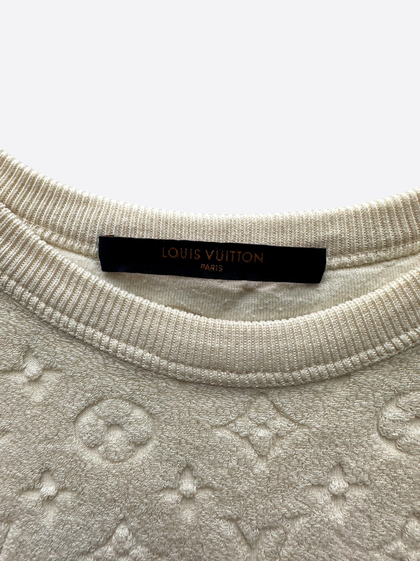 Louis Vuitton White Monogram Towel T-Shirt