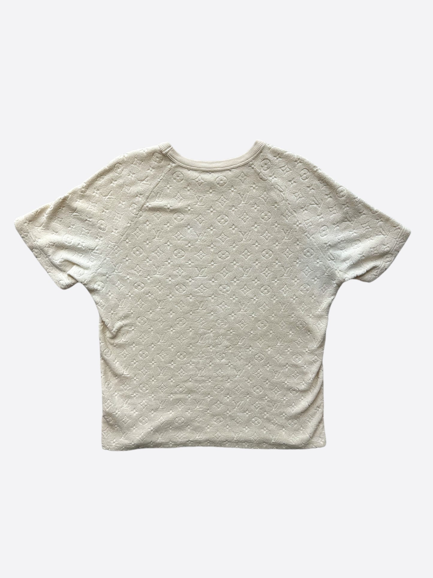 Louis Vuitton White Monogram Towel T-Shirt