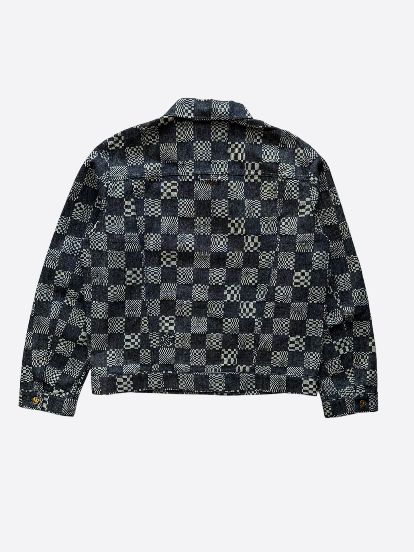 Louis Vuitton Distorted Damier Denim Jacket