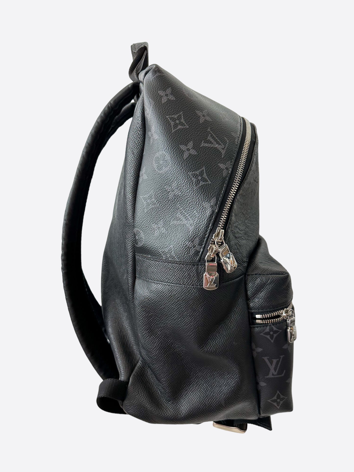 Louis Vuitton Black Leather Monogram Discovery Backpack