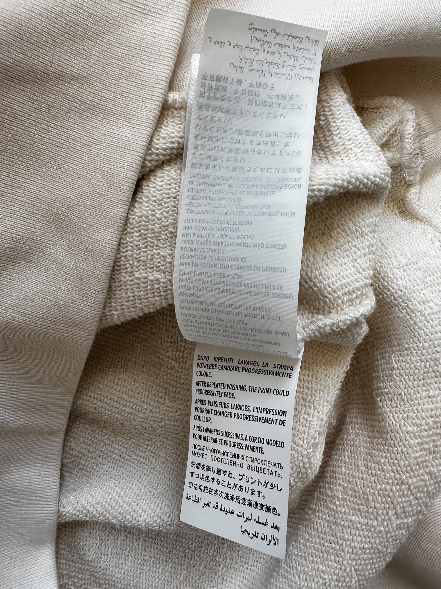 Gucci Cream Strawberry Logo Hoodie