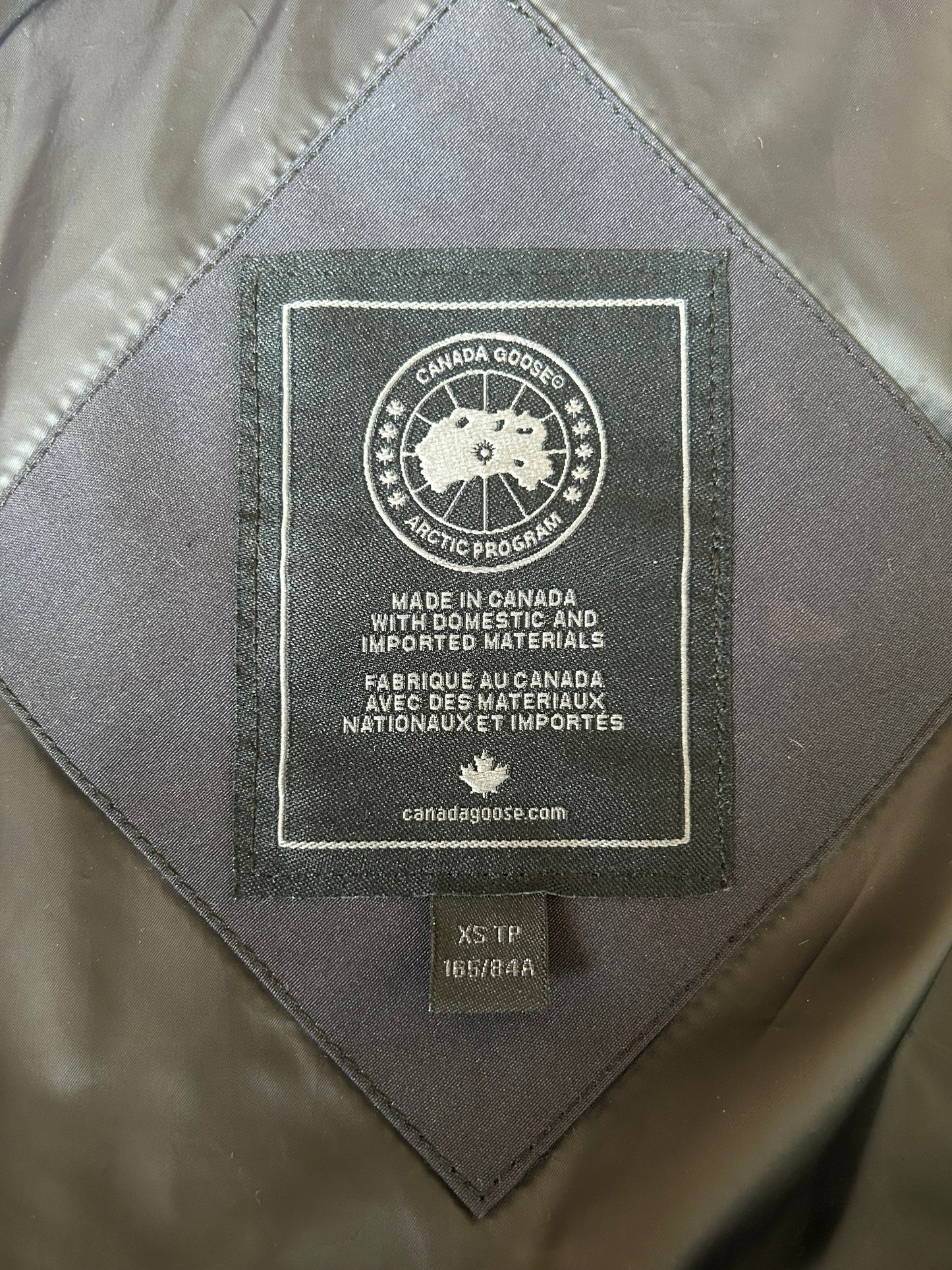 Canada Goose Navy Shelburne Black Label Women's Jacket