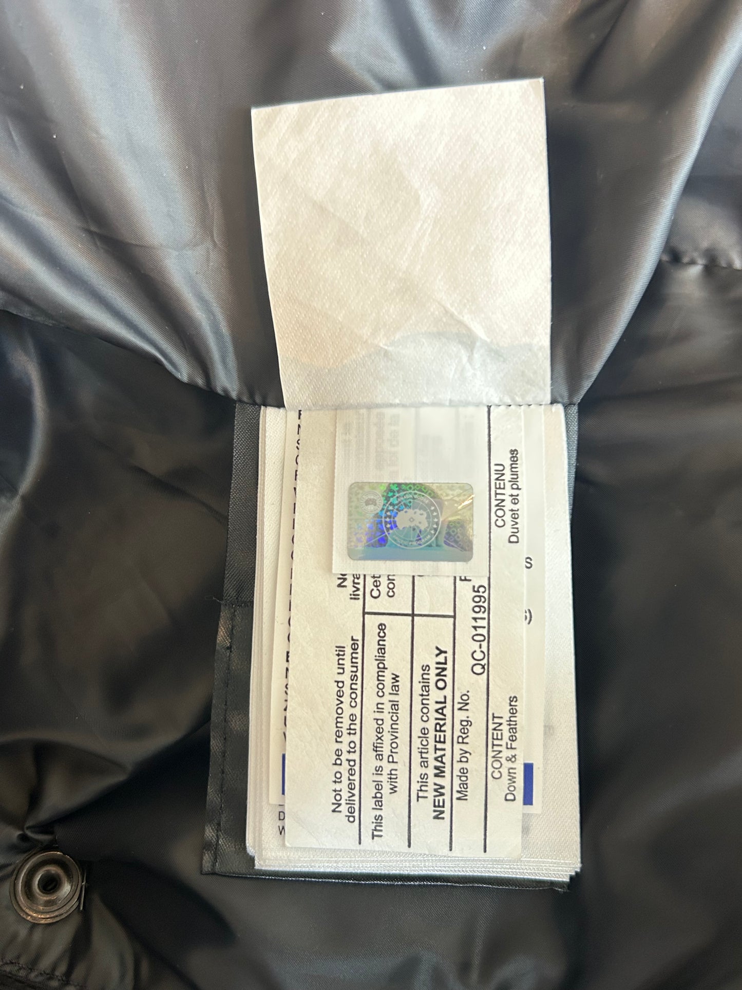 Canada Goose Navy Shelburne Black Label Women's Jacket