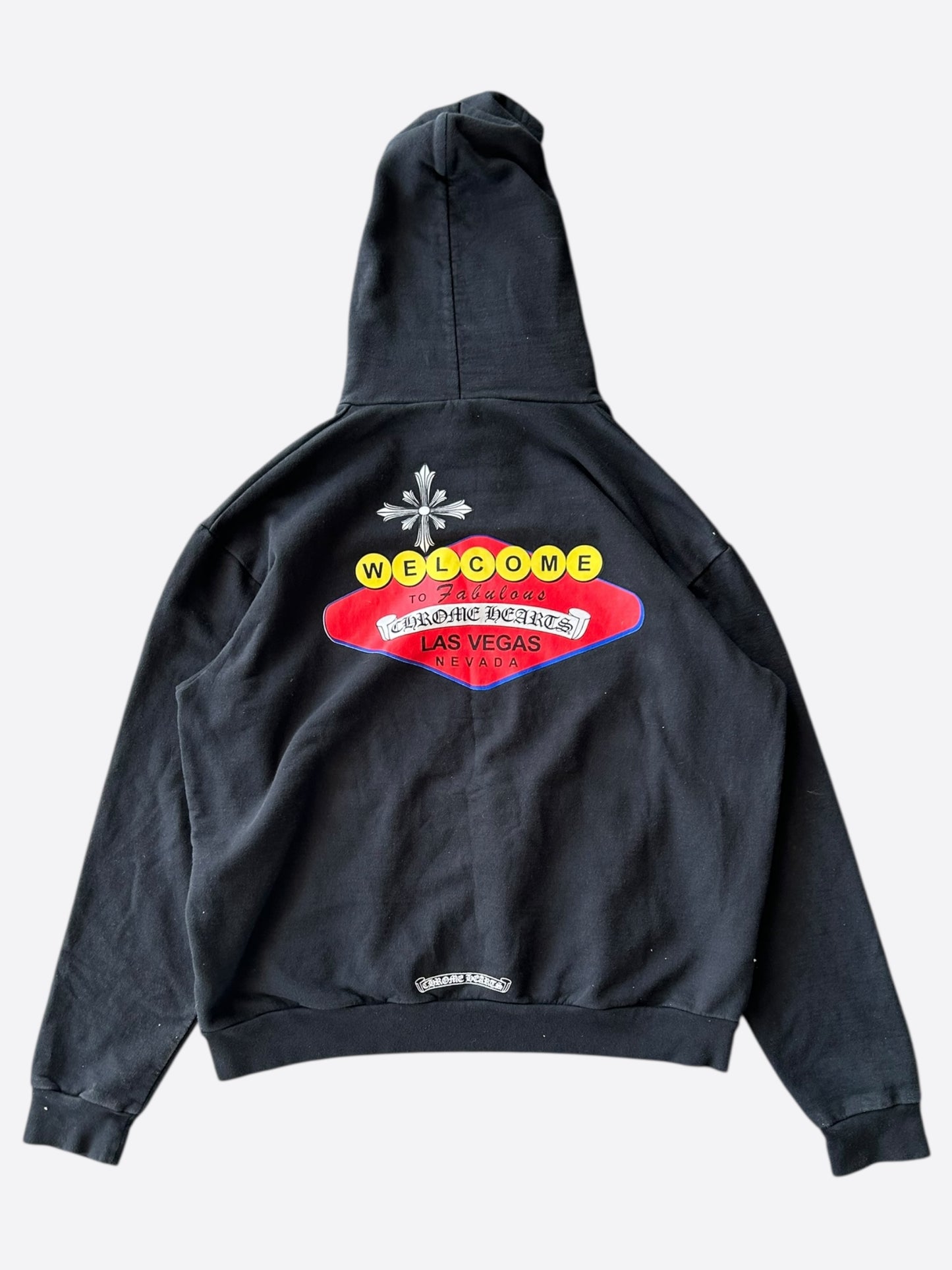 Chrome Hearts Black & Red Welcome To Las Vegas Hoodie