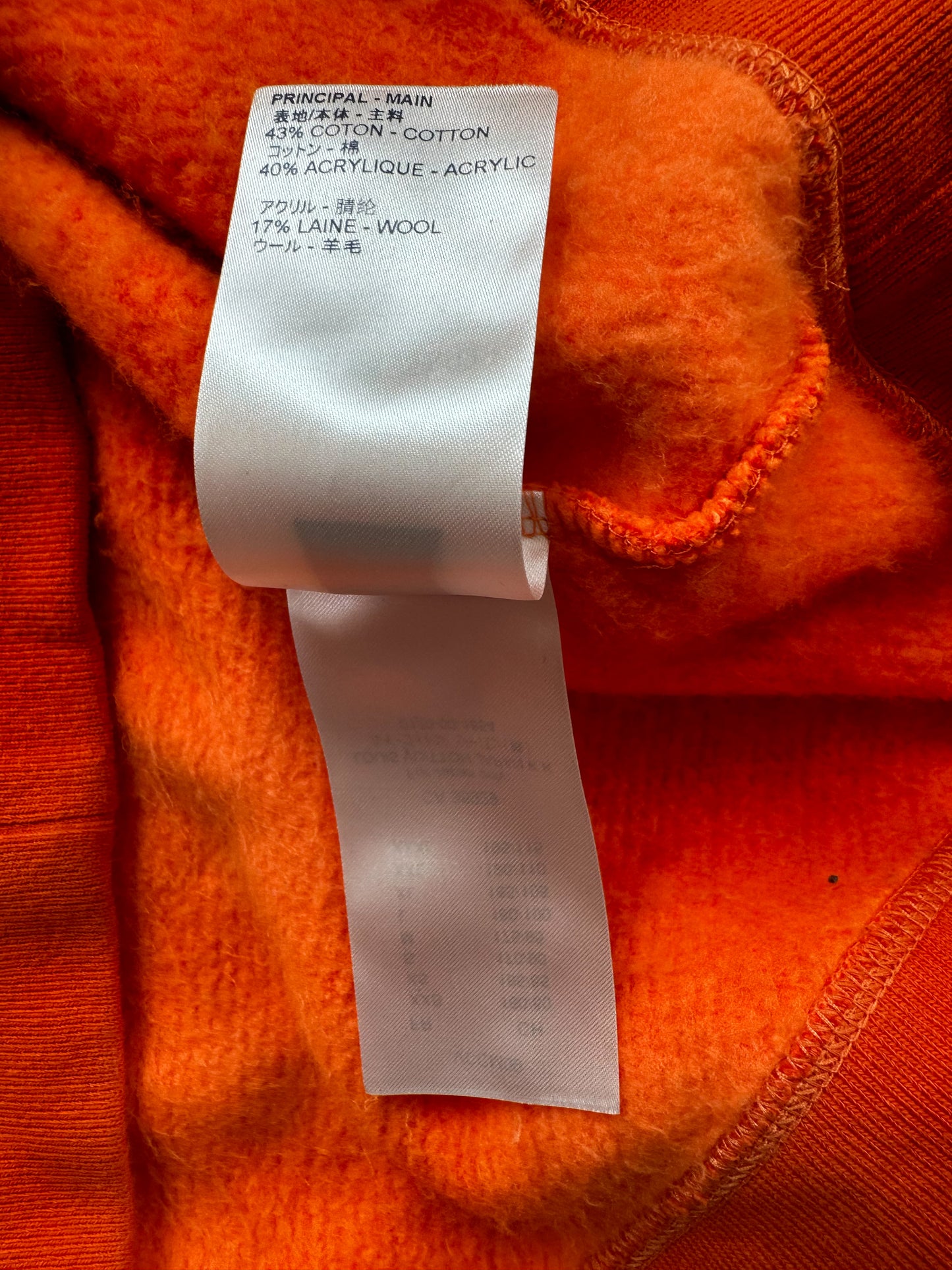 Louis Vuitton Orange Monogram Jacquard Sweater