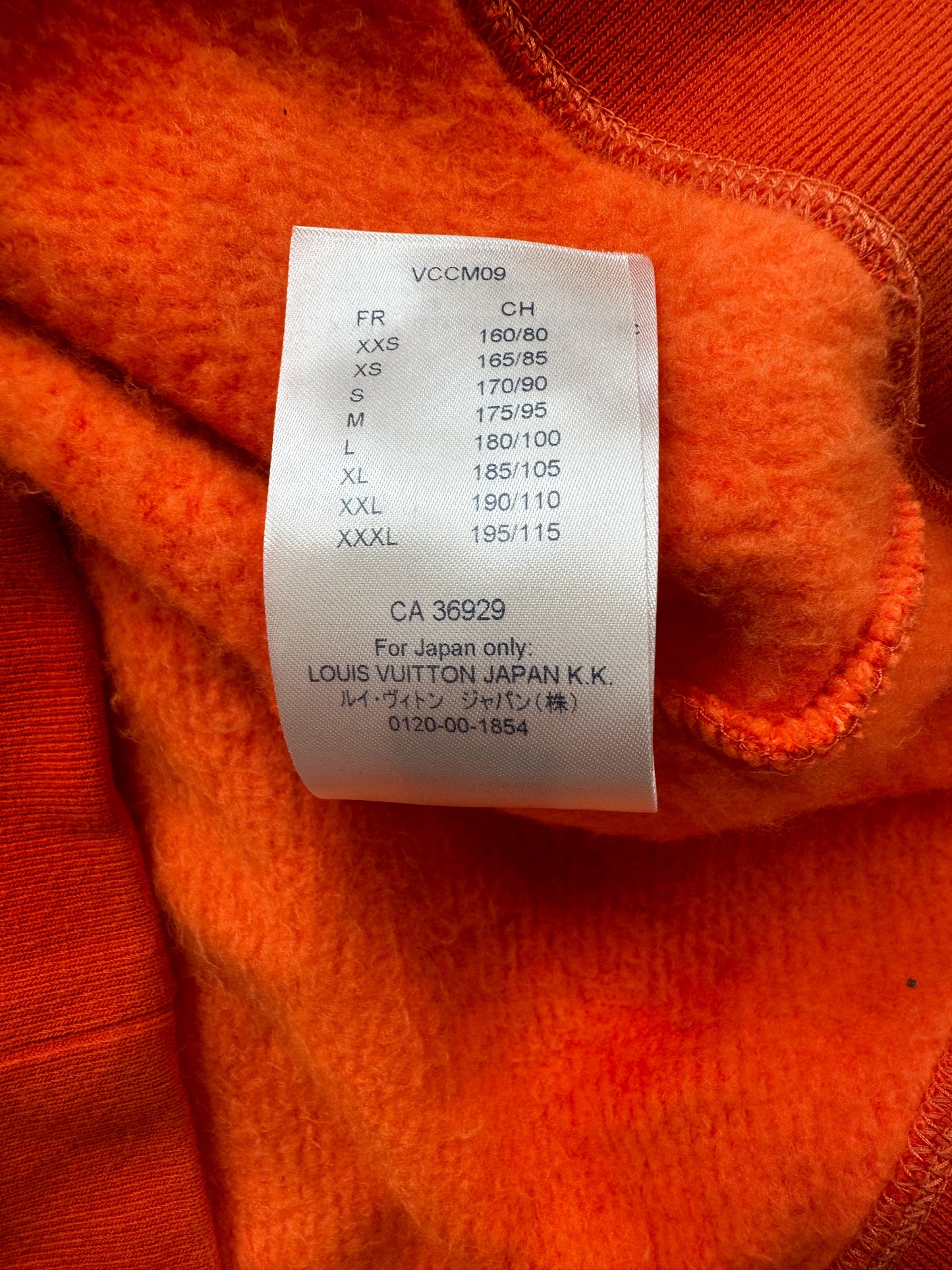 Louis Vuitton Orange Monogram Jacquard Sweater