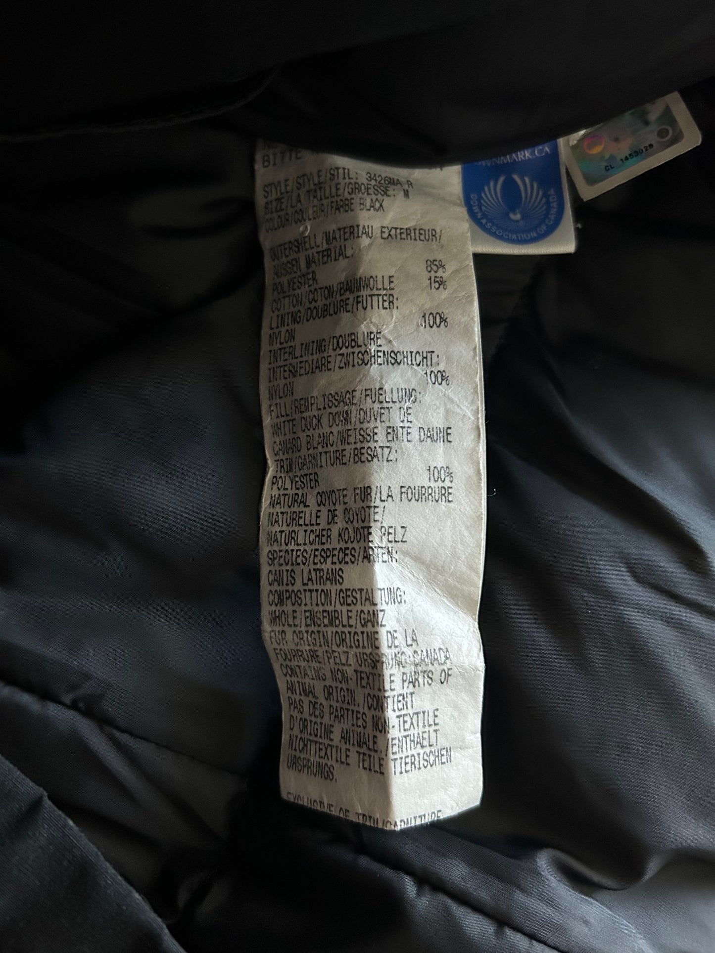 Canada Goose Black Fusion Chateau Men's Jacket