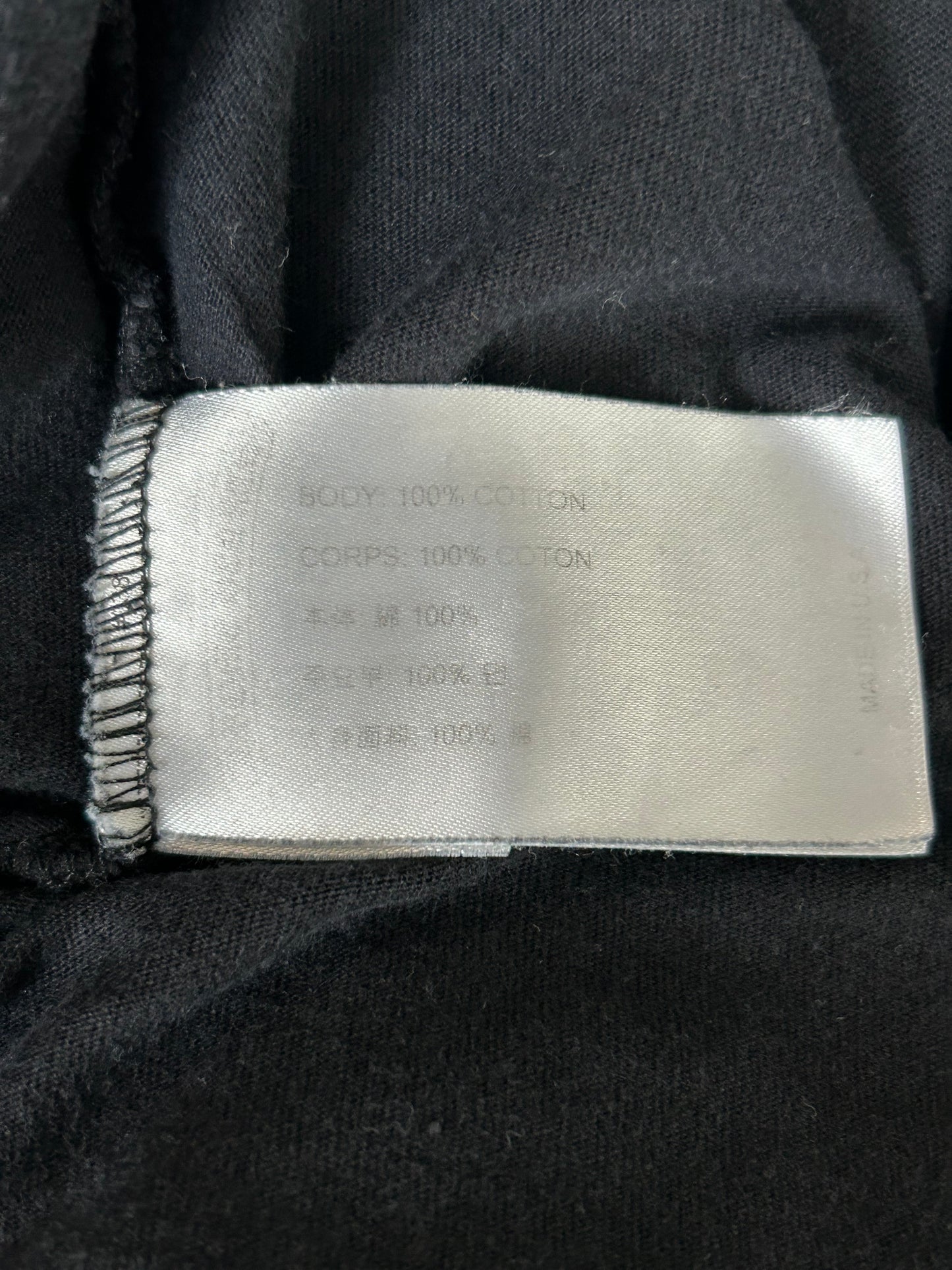 Chrome Hearts Black Racing Stripes T-Shirt