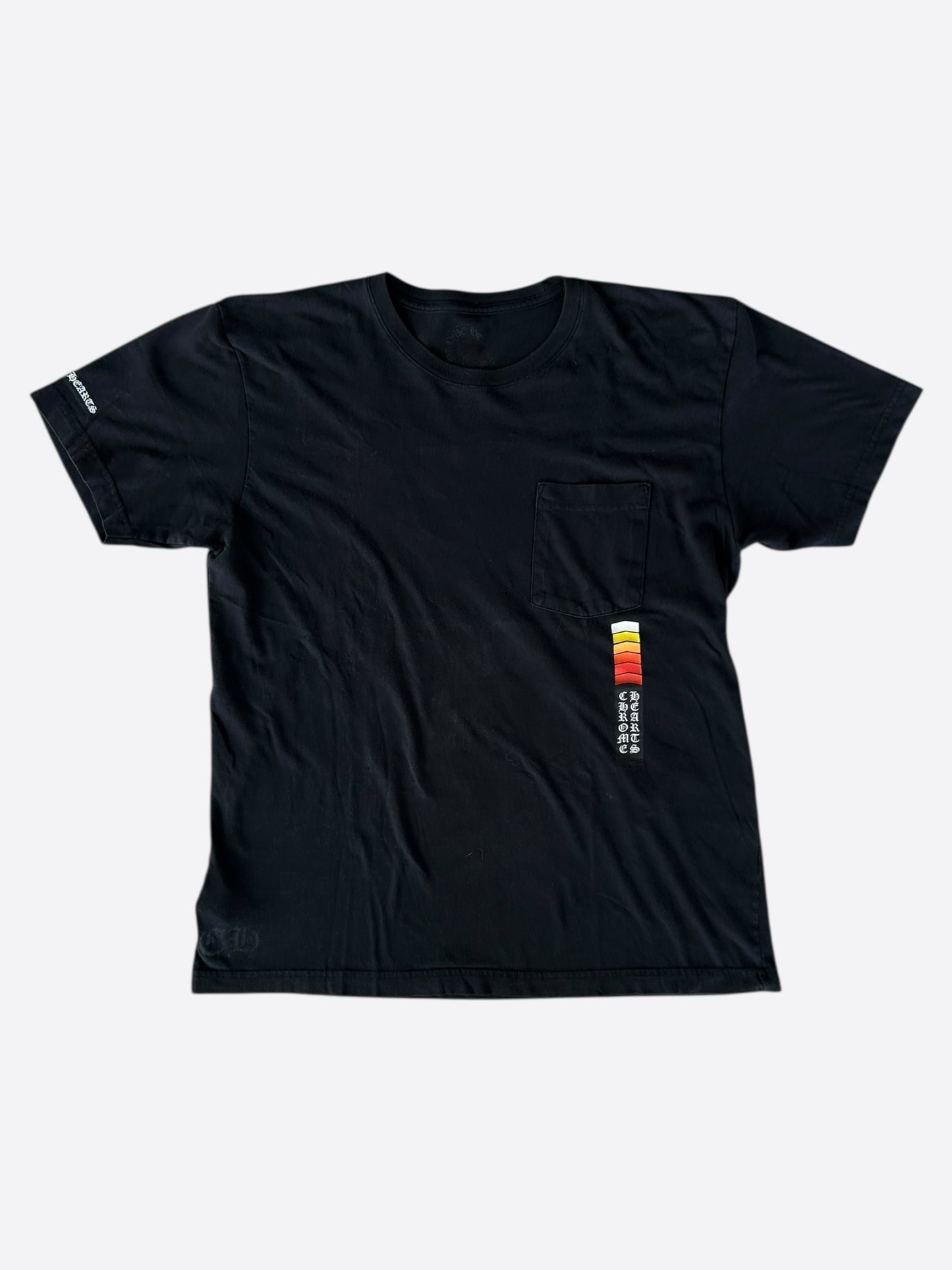 Chrome Hearts Black Racing Stripes T-Shirt