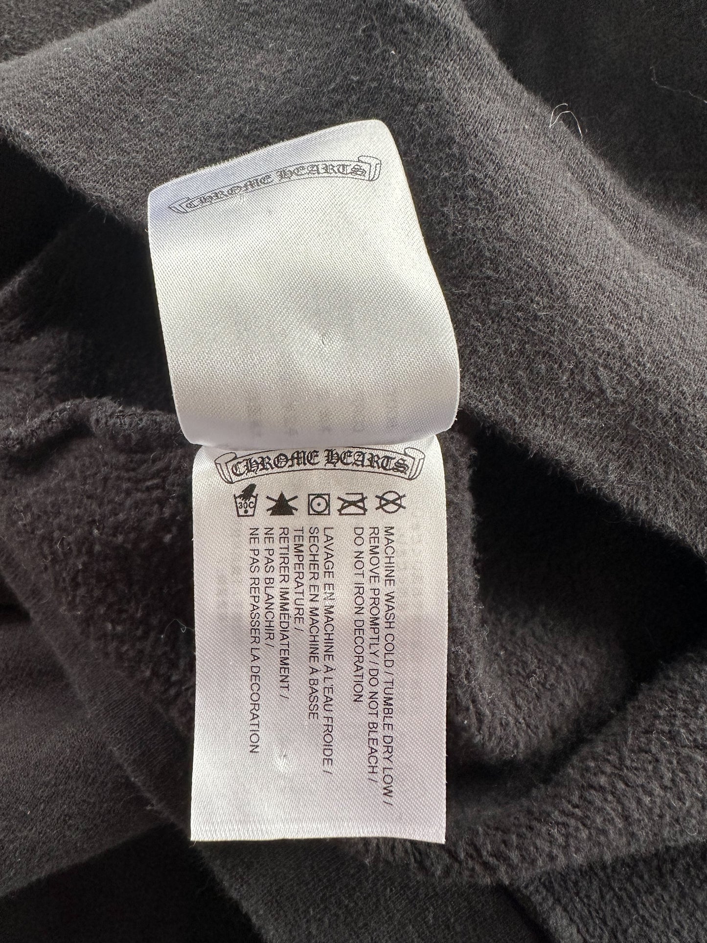 Chrome Hearts Black Racing Stripes Hoodie
