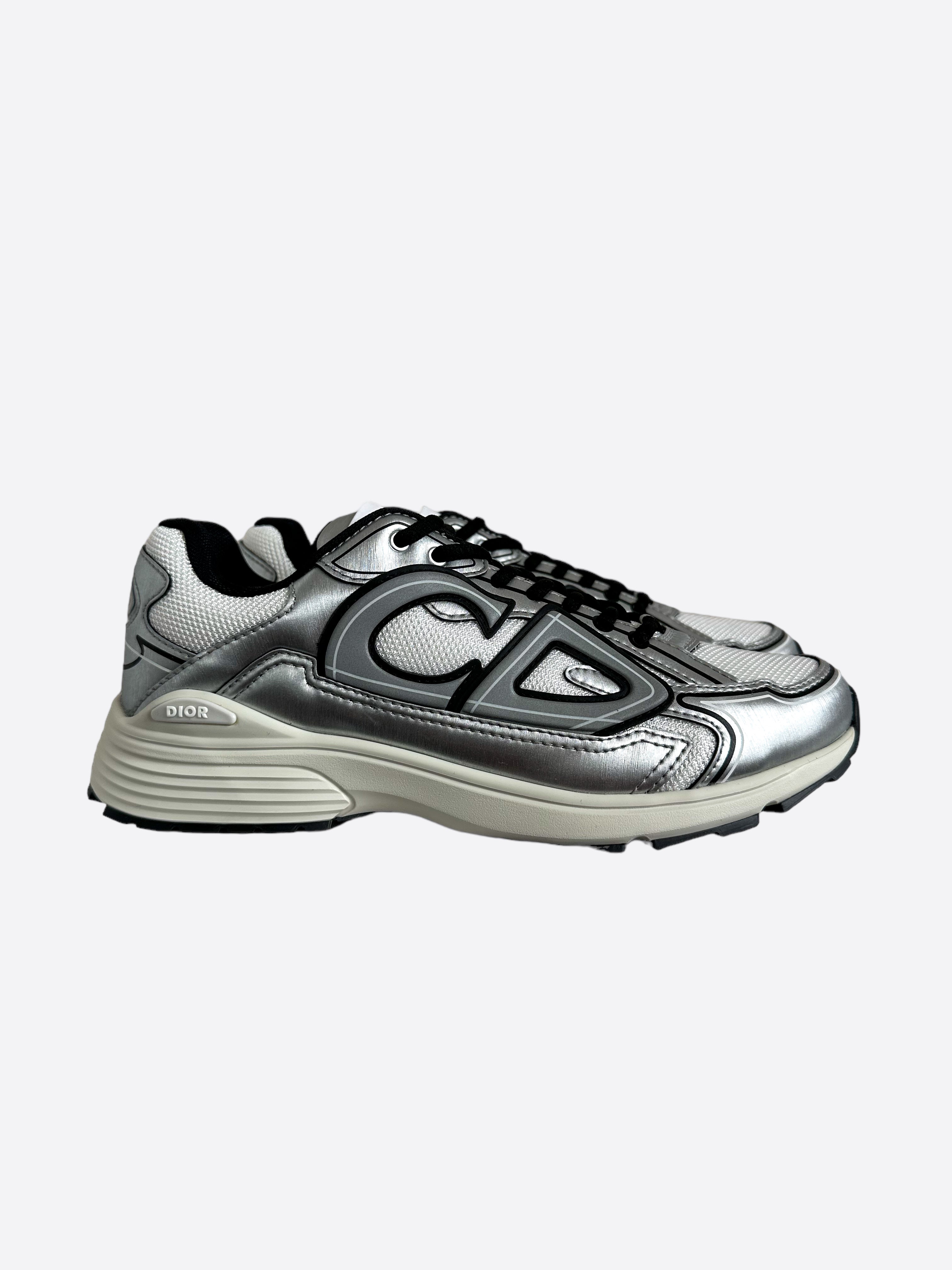 Dior Silver White B30 Sneaker Savonches