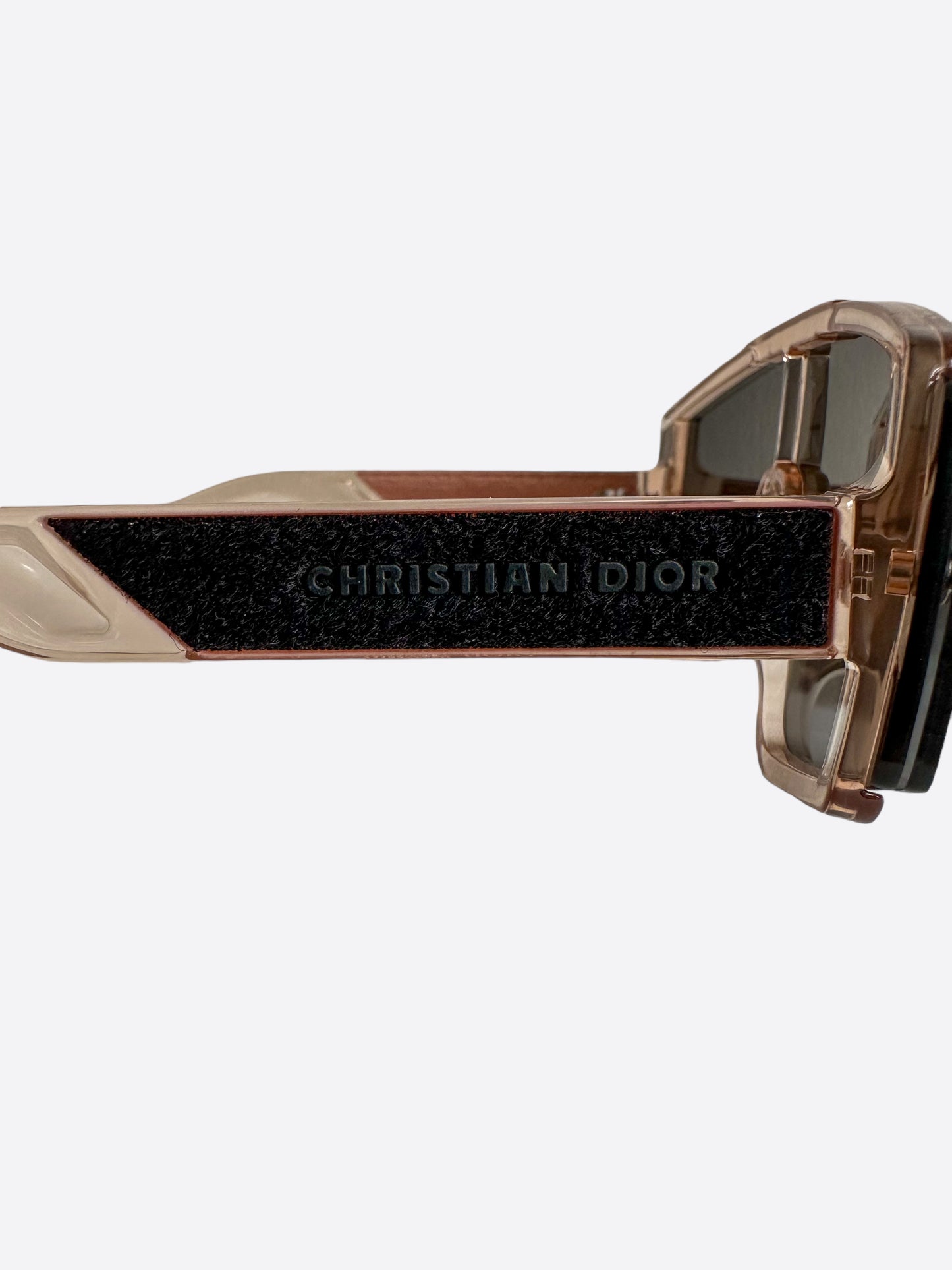 Dior Shiny Pink Oblique Mask Sunglasses