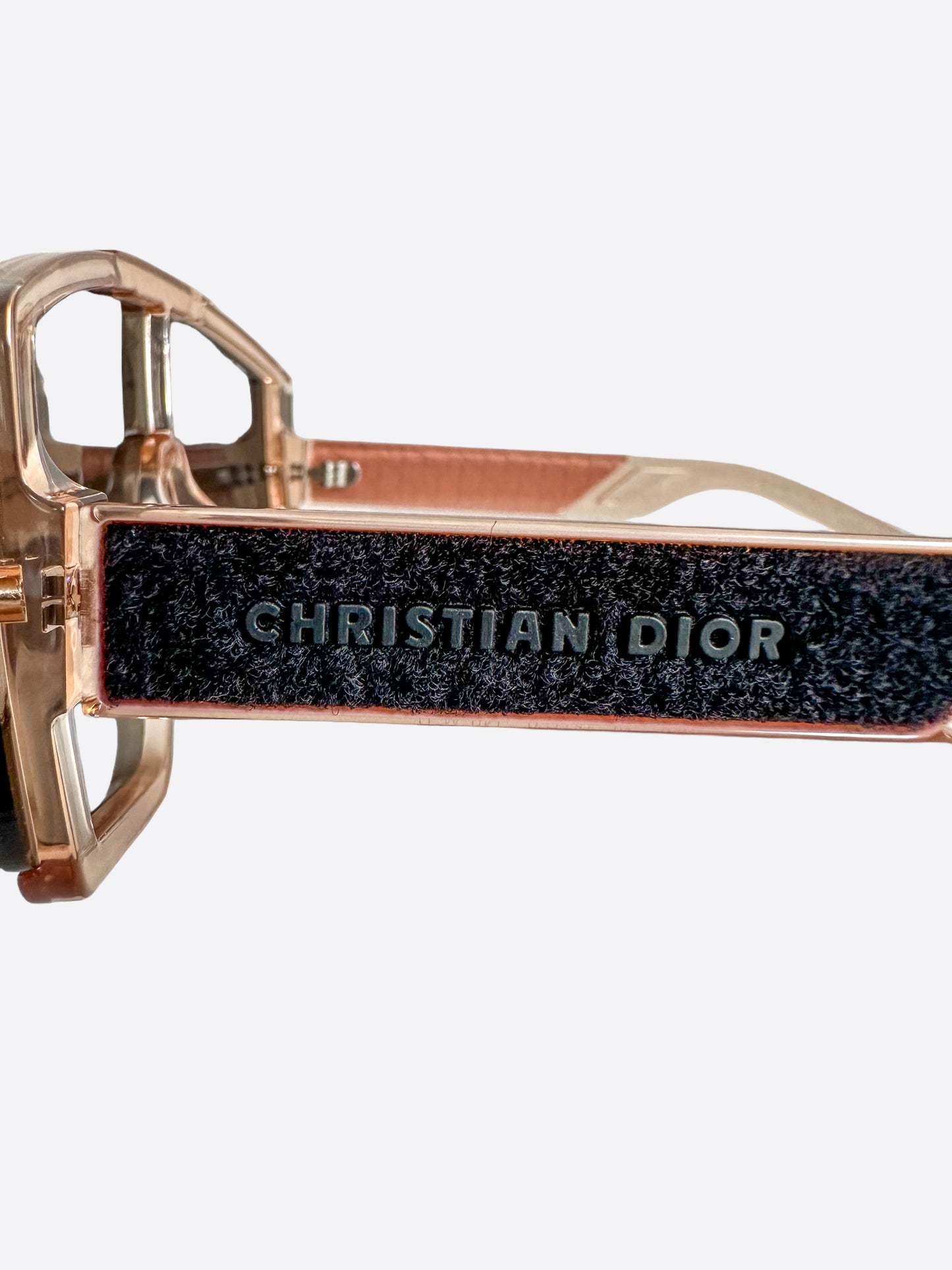 Dior Shiny Pink Oblique Mask Sunglasses