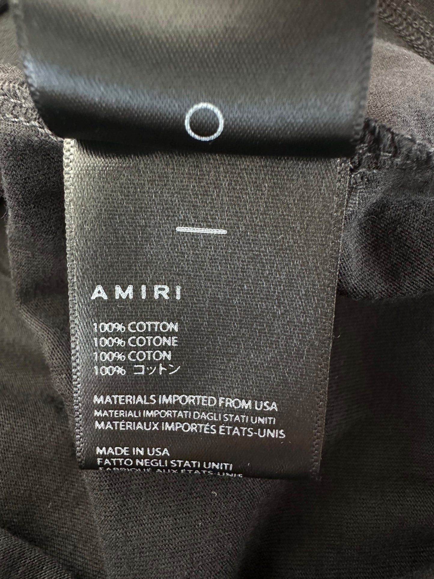 Amiri Playboy Black & Silver Bunny Logo T-Shirt