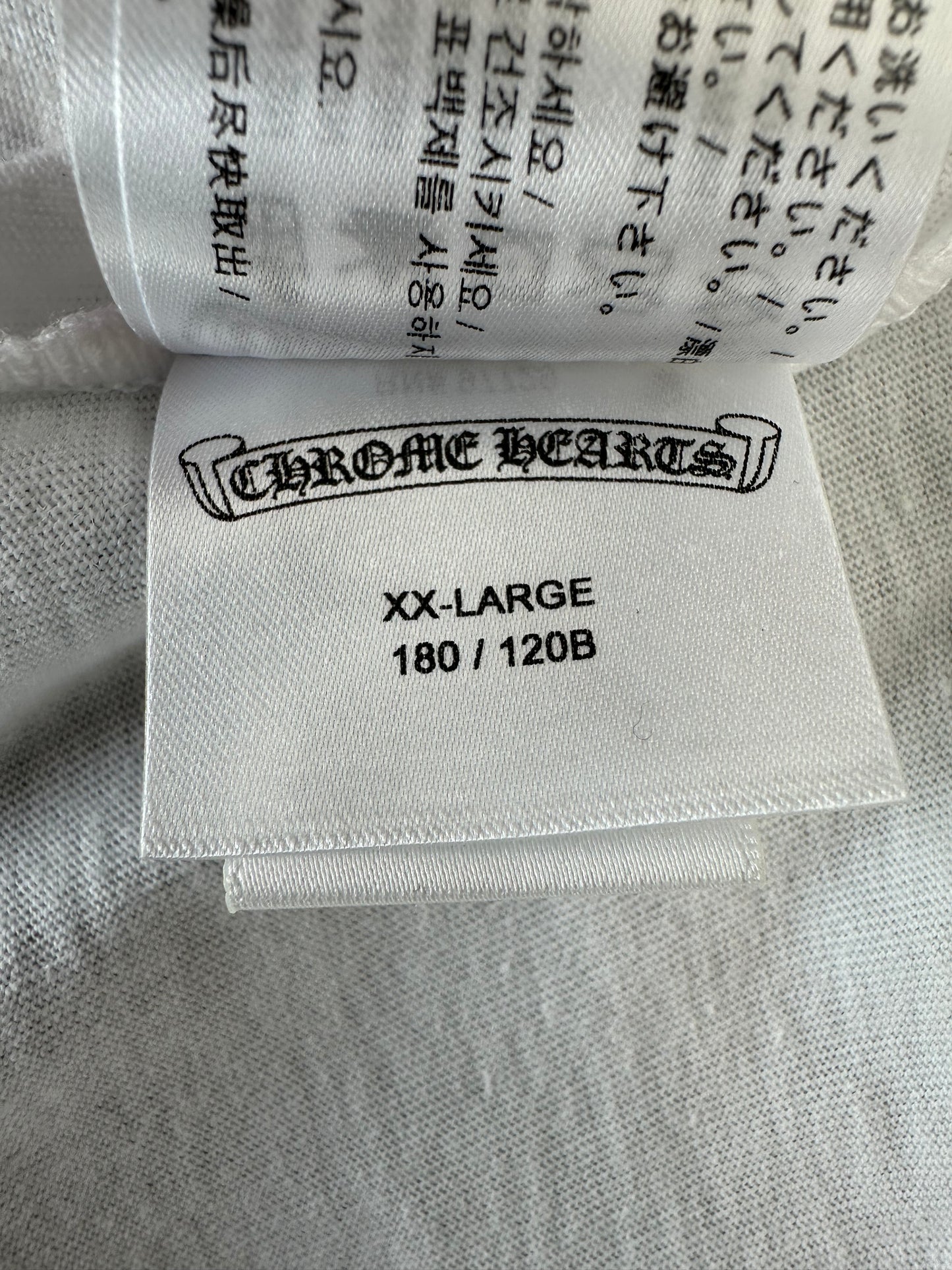 Chrome Hearts White & Yellow Made In Hollywood Longsleeve T-Shirt