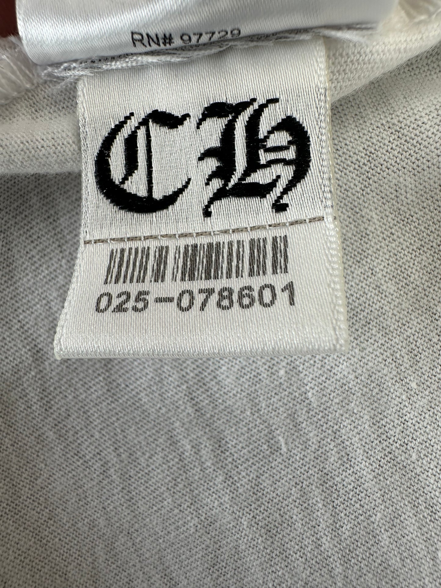 Chrome Hearts White & Yellow Made In Hollywood Longsleeve T-Shirt