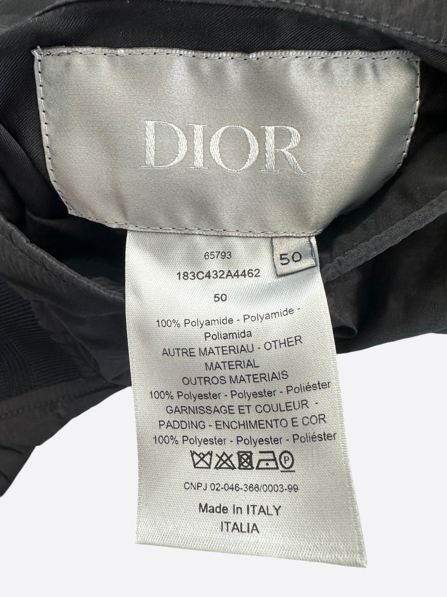 Dior Black Oblique Bomber Jacket