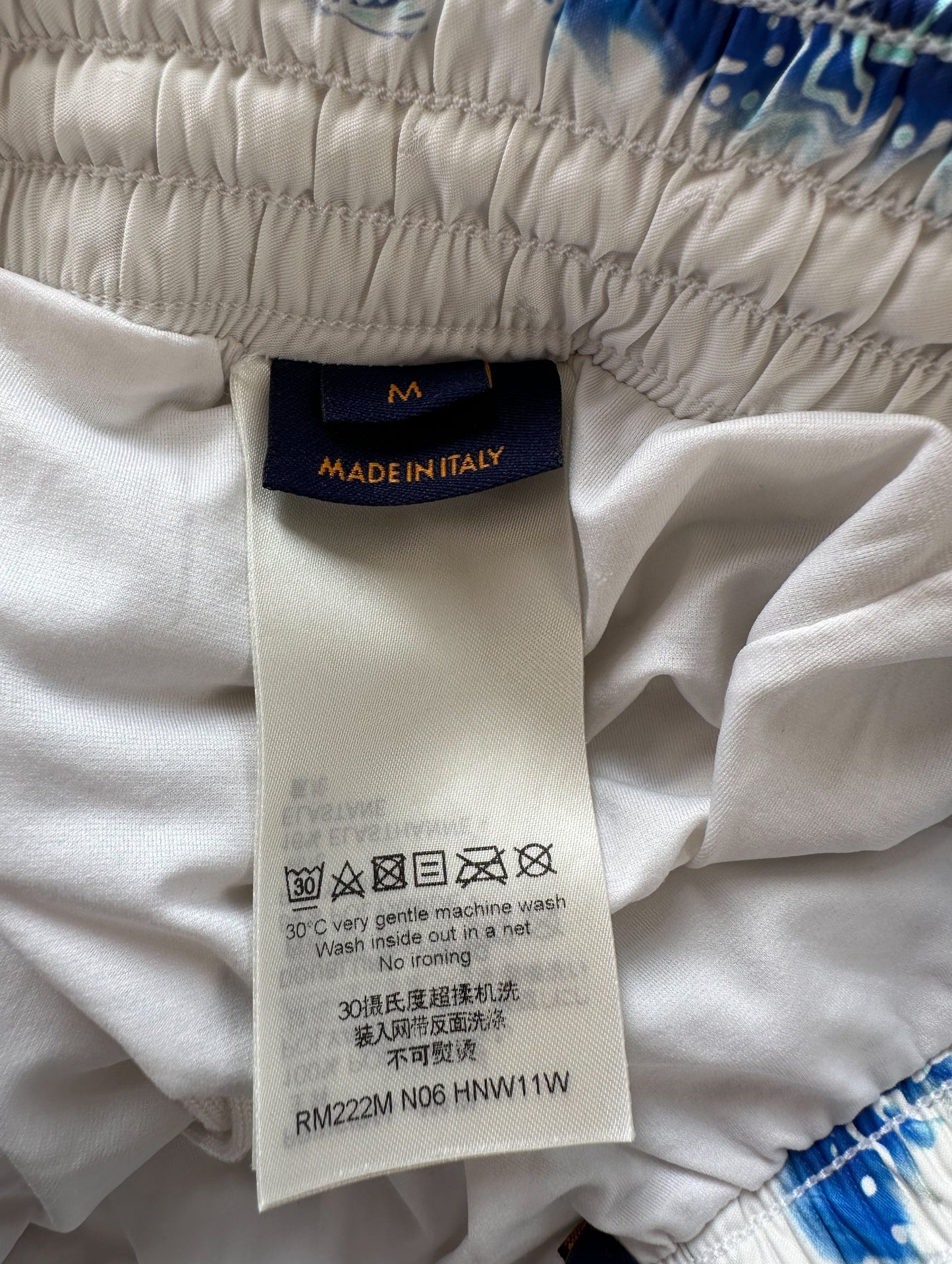 Louis Vuitton Blue Monogram Bandana Swimshorts