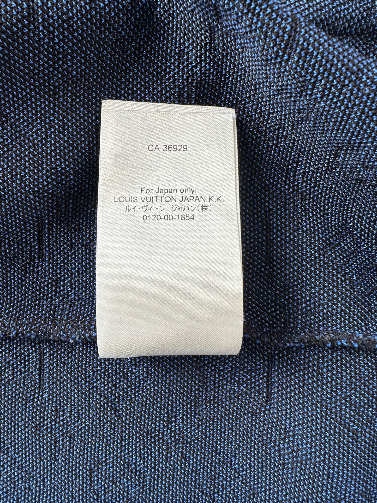 Louis Vuitton Black & Blue Monogram Zip Up Hoodie