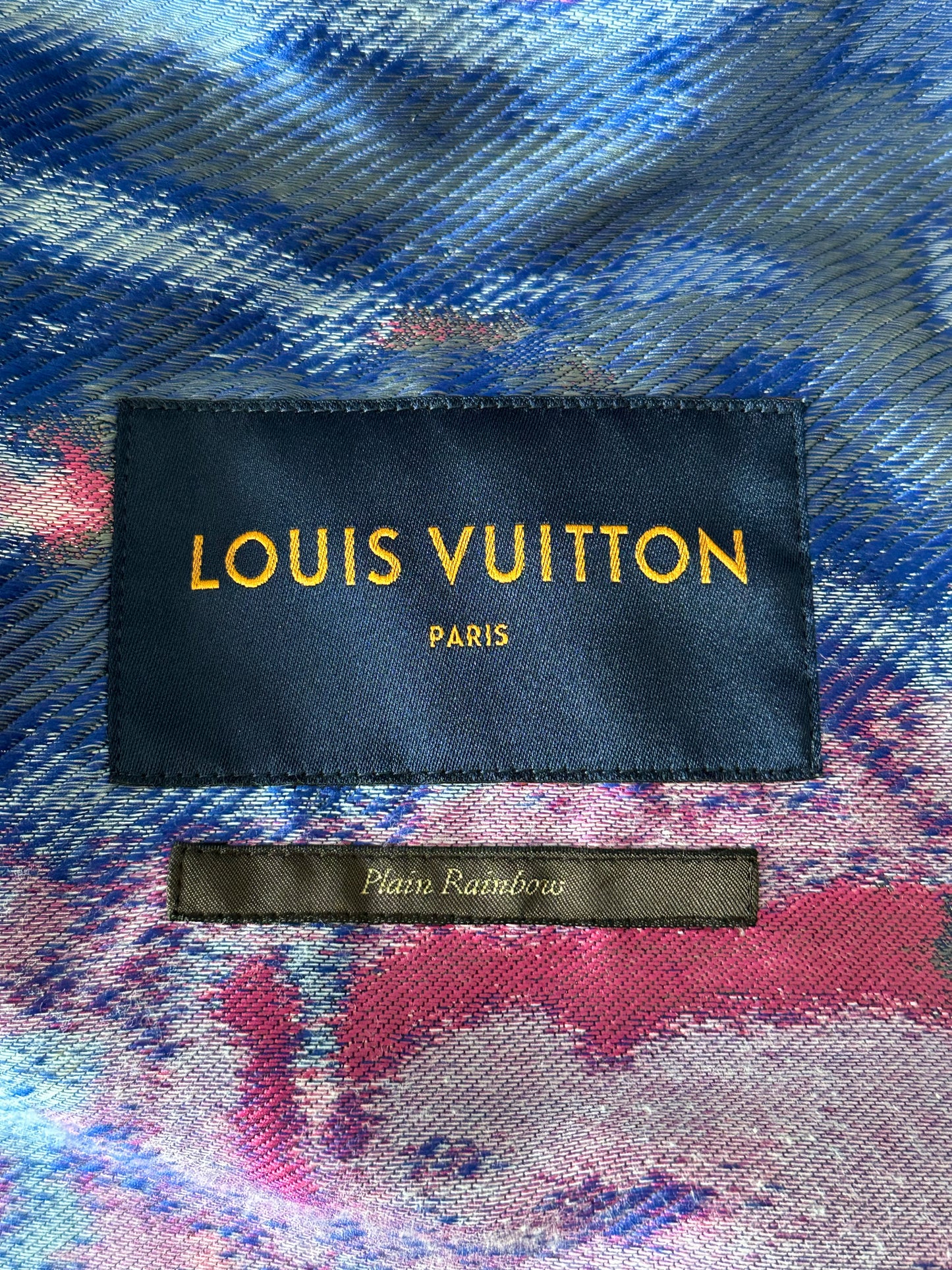 Louis Vuitton Multicolor Tie-Dye Abstract Print Half-Zip Windbreaker