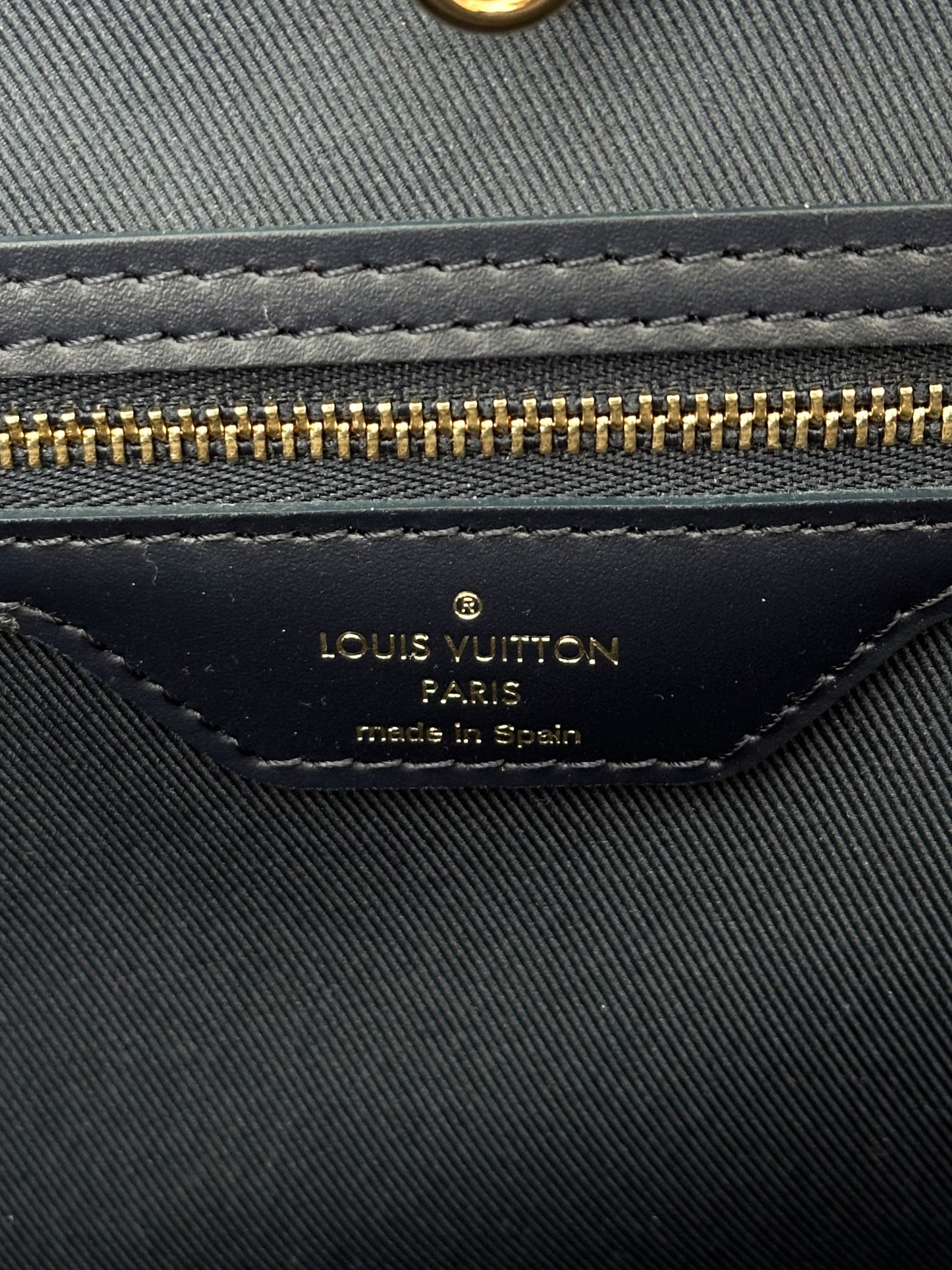 Louis Vuitton Navy & White Iridescent Monogram Neverfull MM