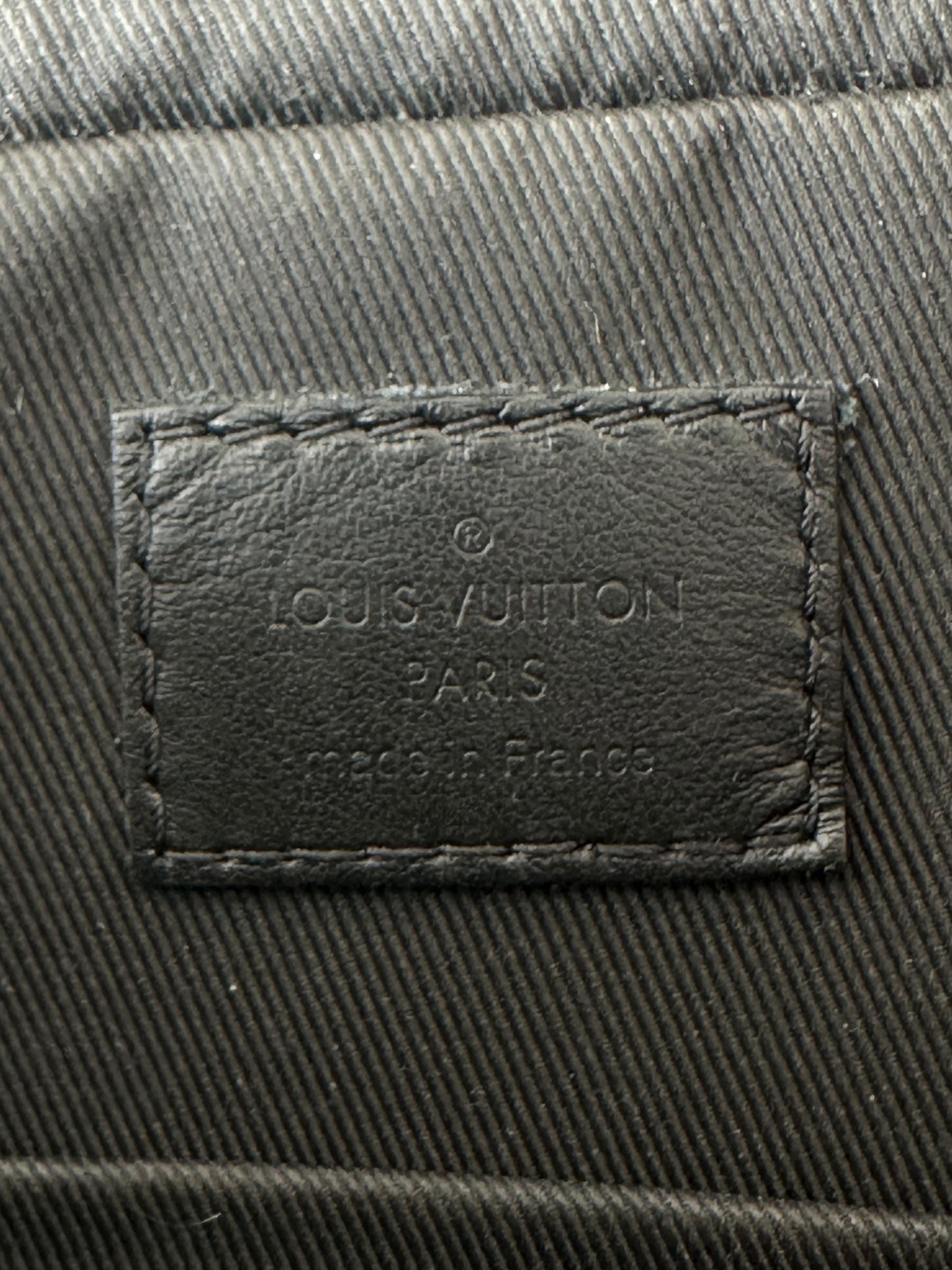 Louis Vuitton Black Shadow Monogram Duo Messenger