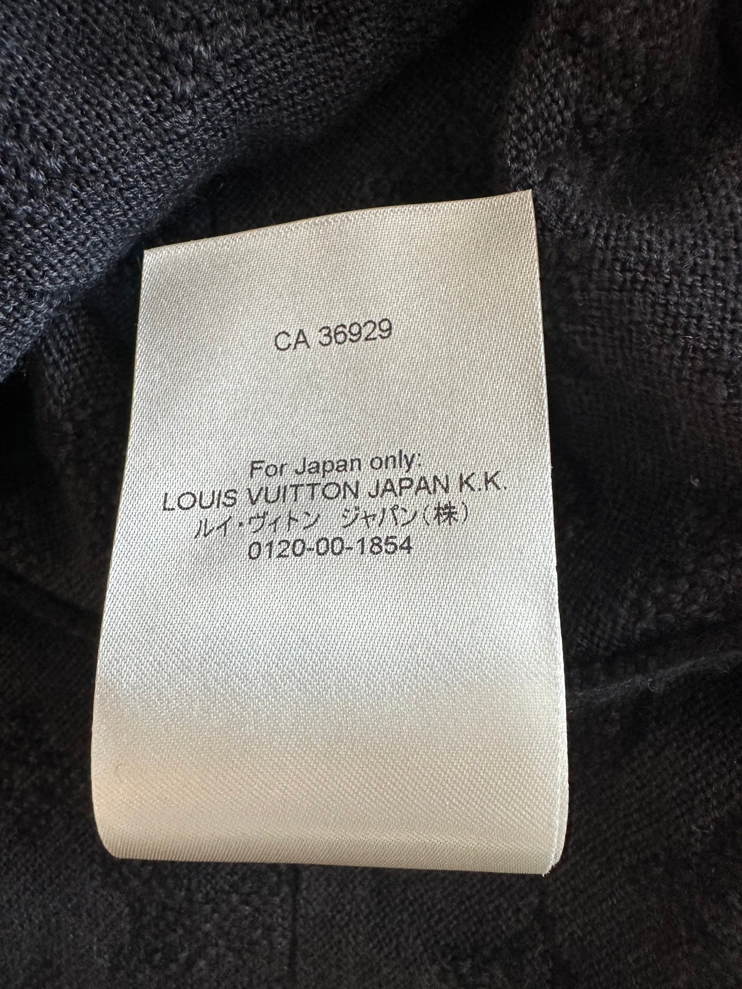 Louis Vuitton Black Monogram Track Hoodie