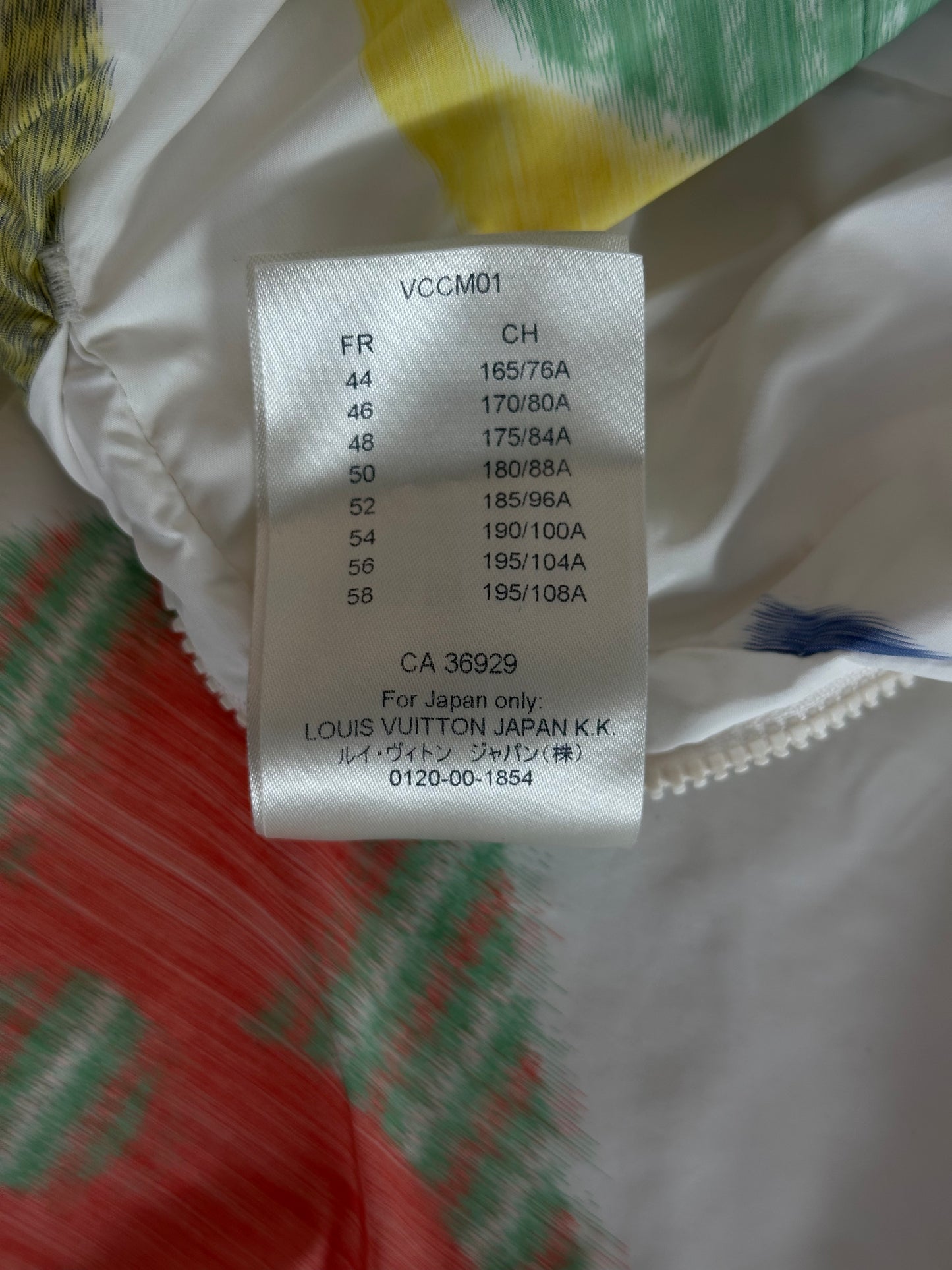 Louis Vuitton White Multicolor Flower Monogram Windbreaker