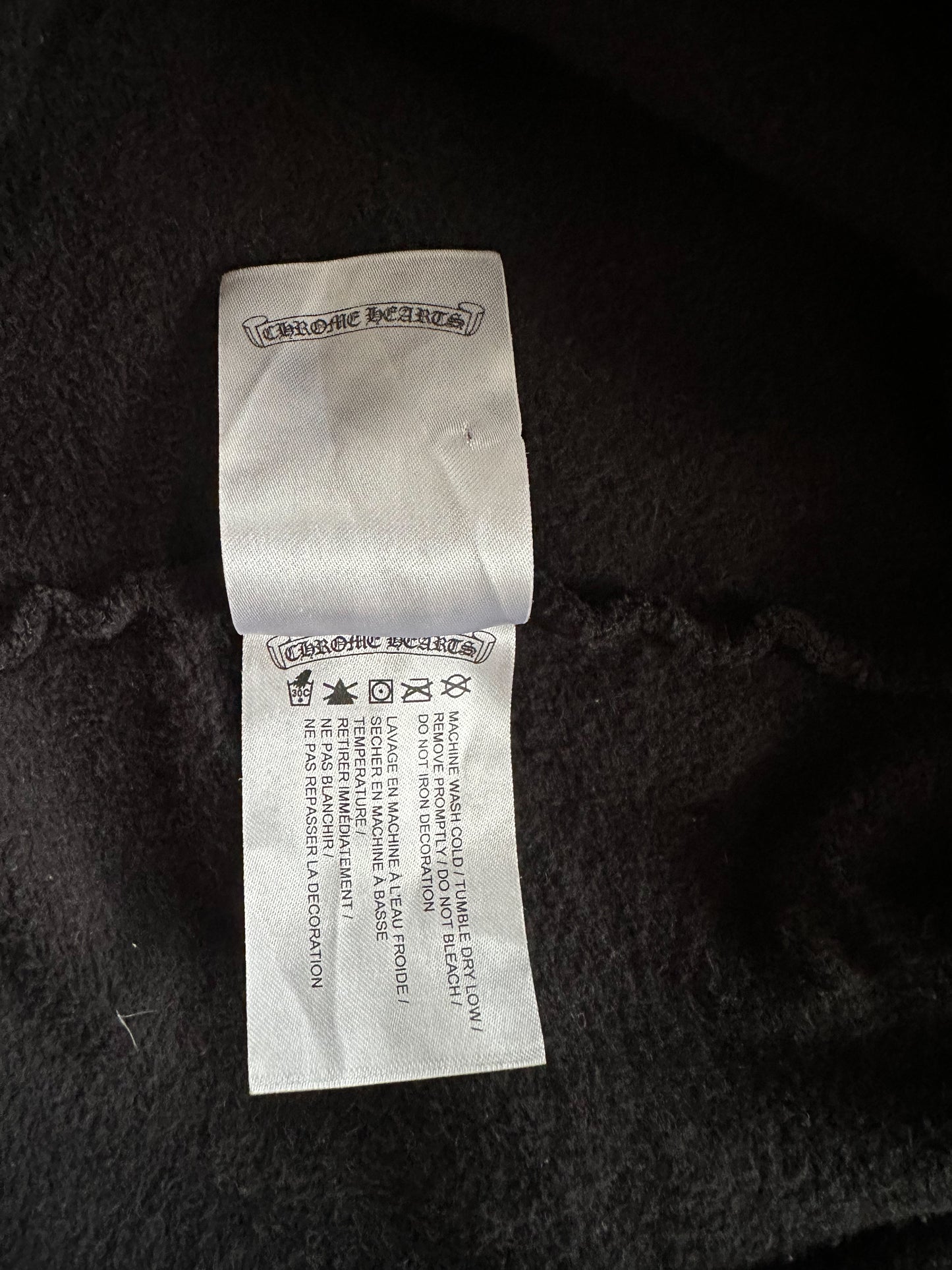 Chrome Hearts Black Racing Stripes Hoodie