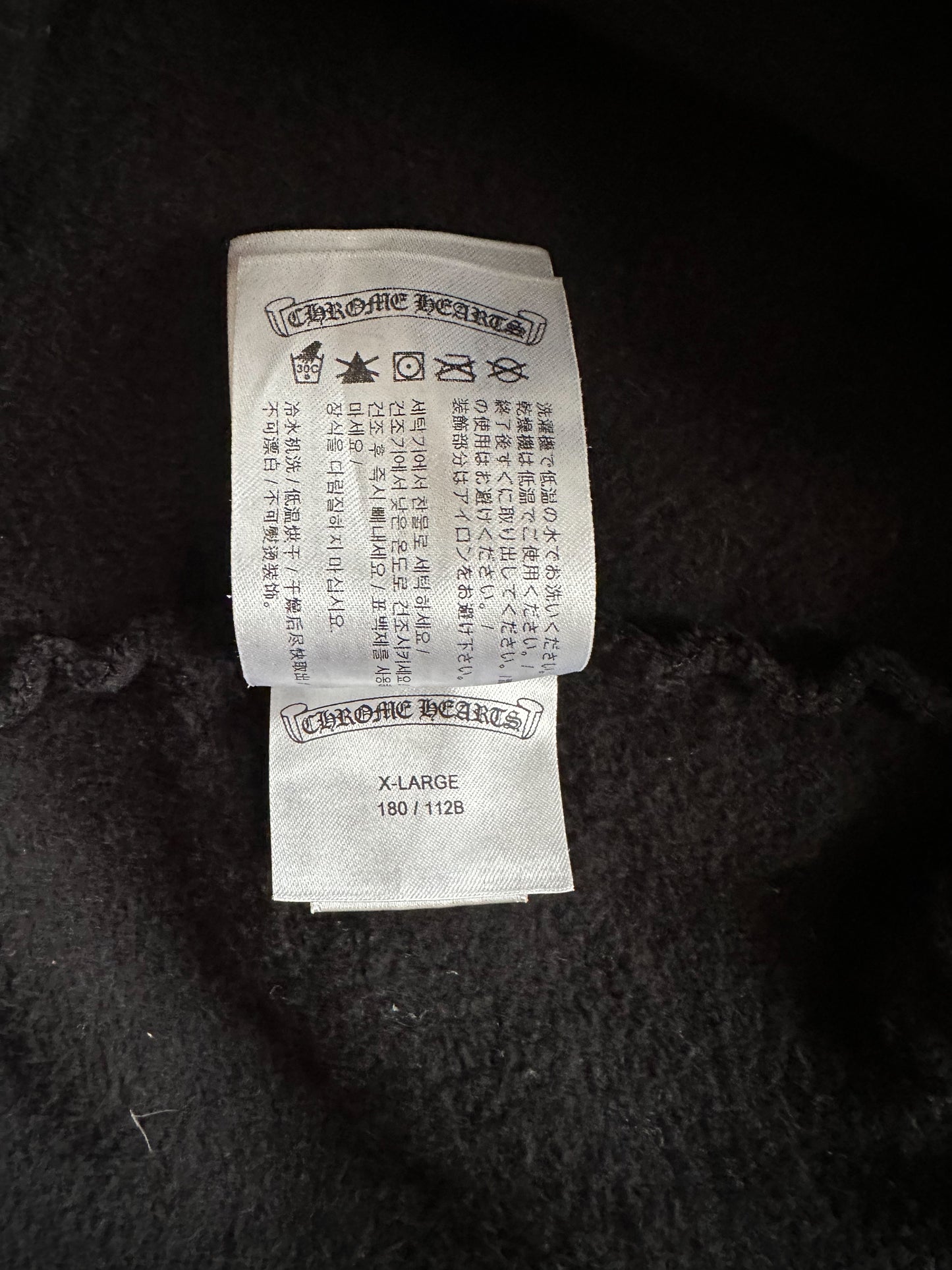 Chrome Hearts Black Racing Stripes Hoodie