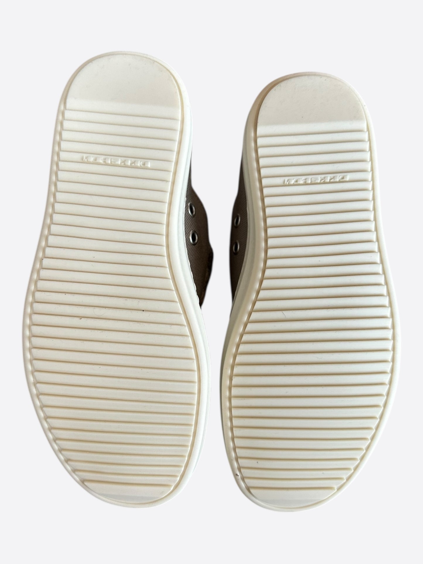 Rick Owens Light Brown Jumbo Lace Women's Low Top Sneakers