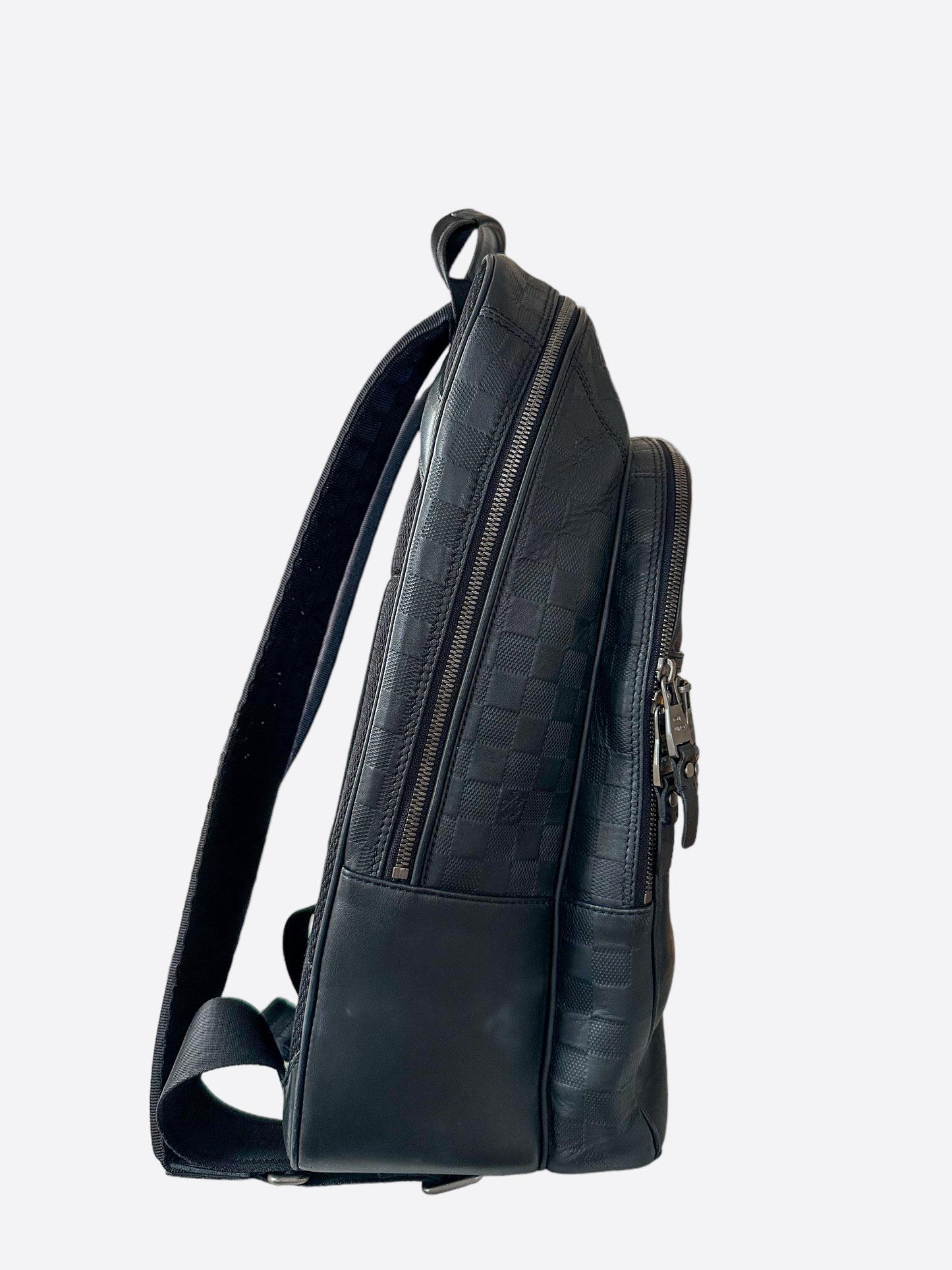 Louis Vuitton Black Infini Damier Michael Backpack