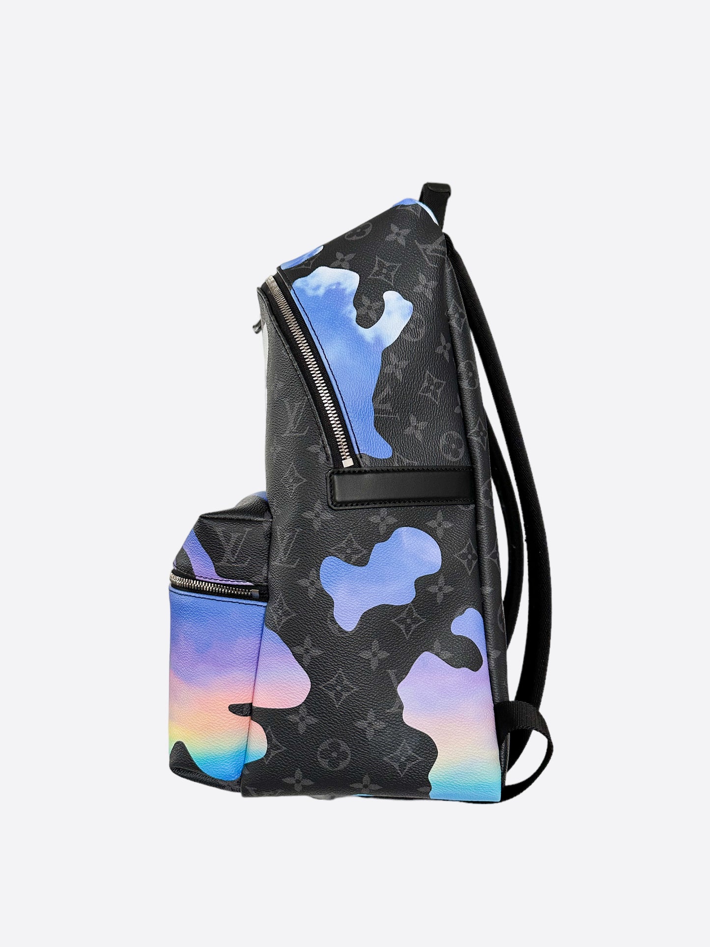 Louis Vuitton Blue Monogram Eclipse Online Exclusive Discovery Backpack