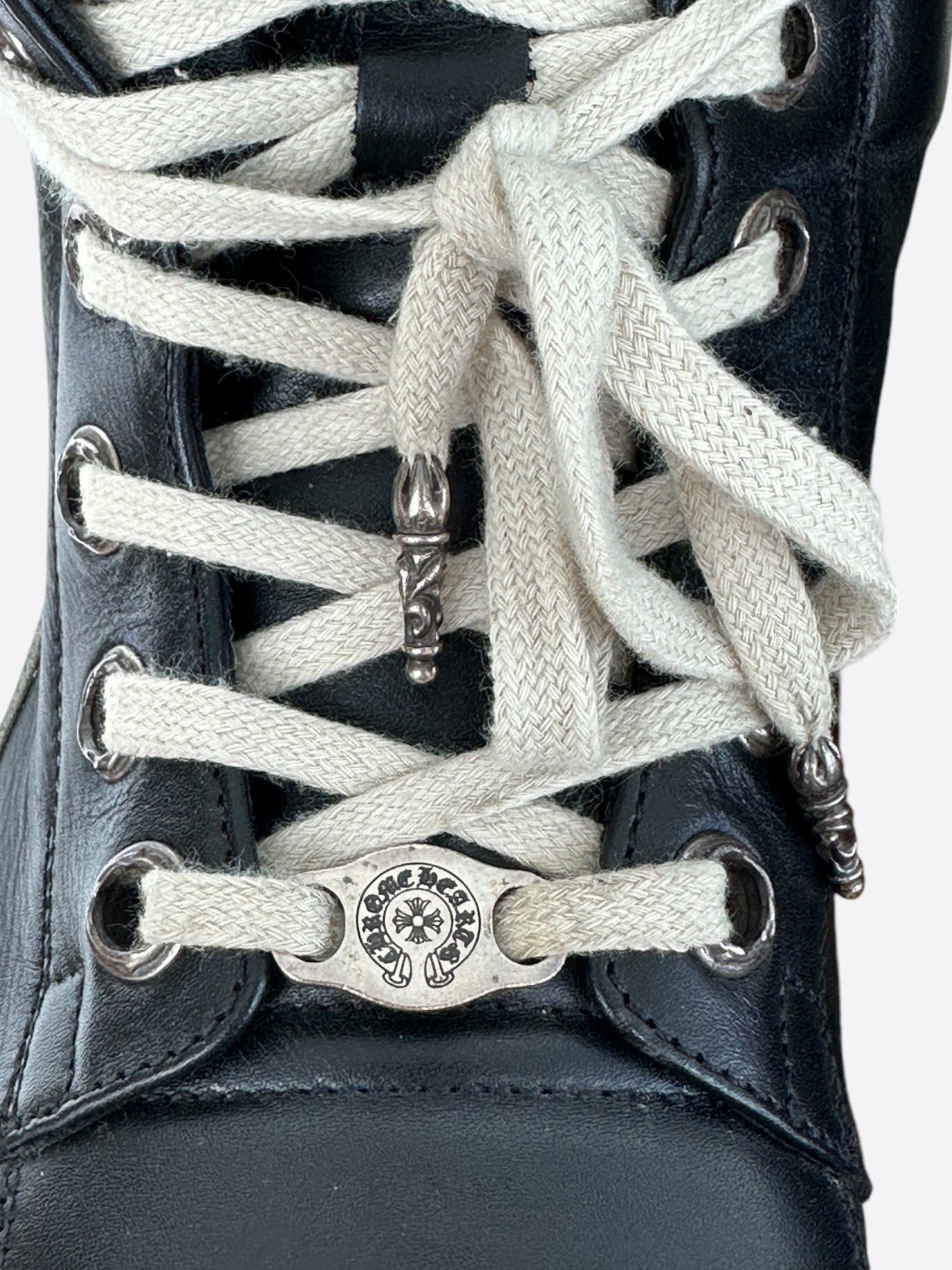 Rick Owens Chrome Hearts Black & White Geobaskets