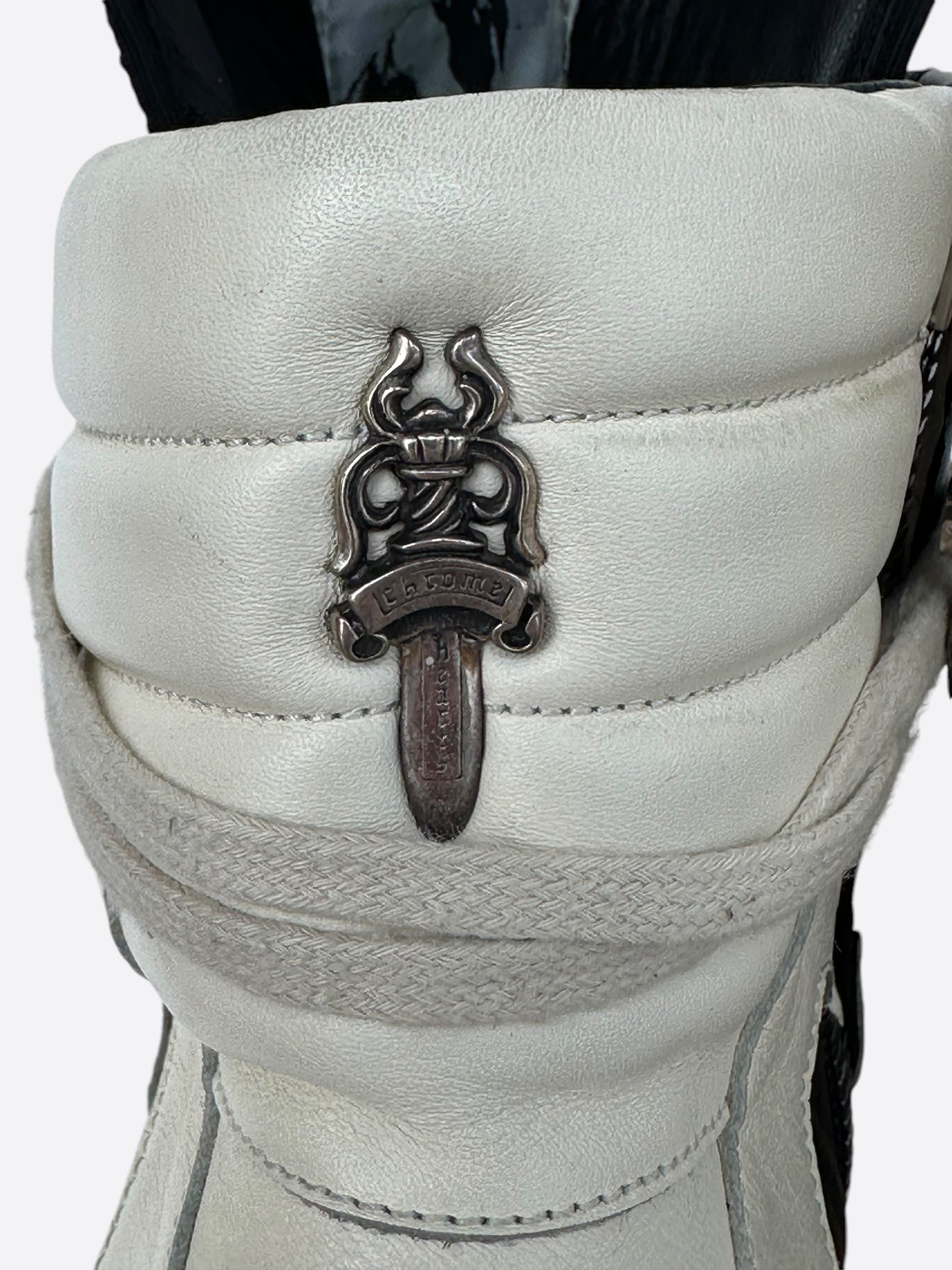 Rick Owens Chrome Hearts Black & White Geobaskets
