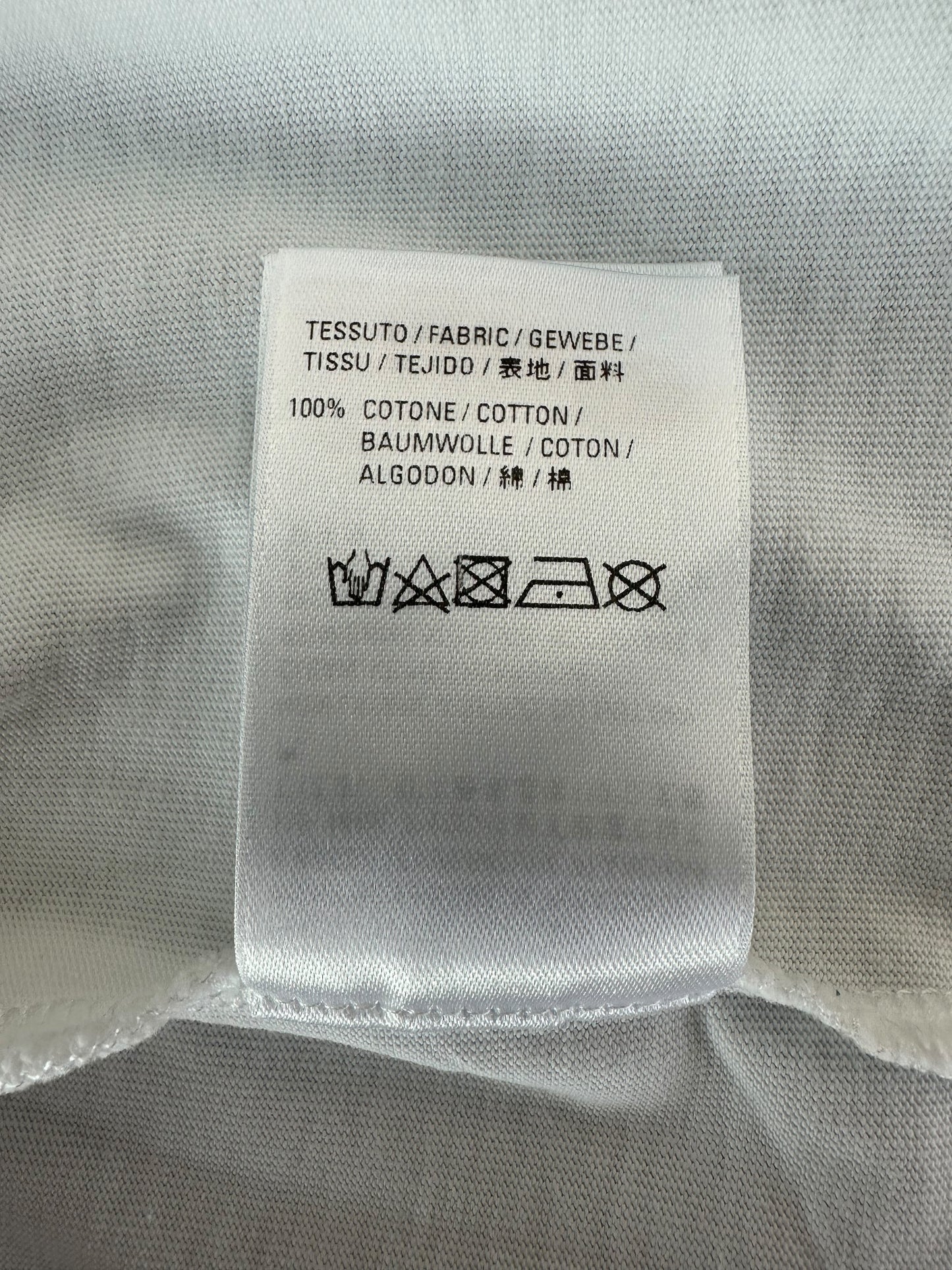 Balenciaga White & Black Logo T-Shirt