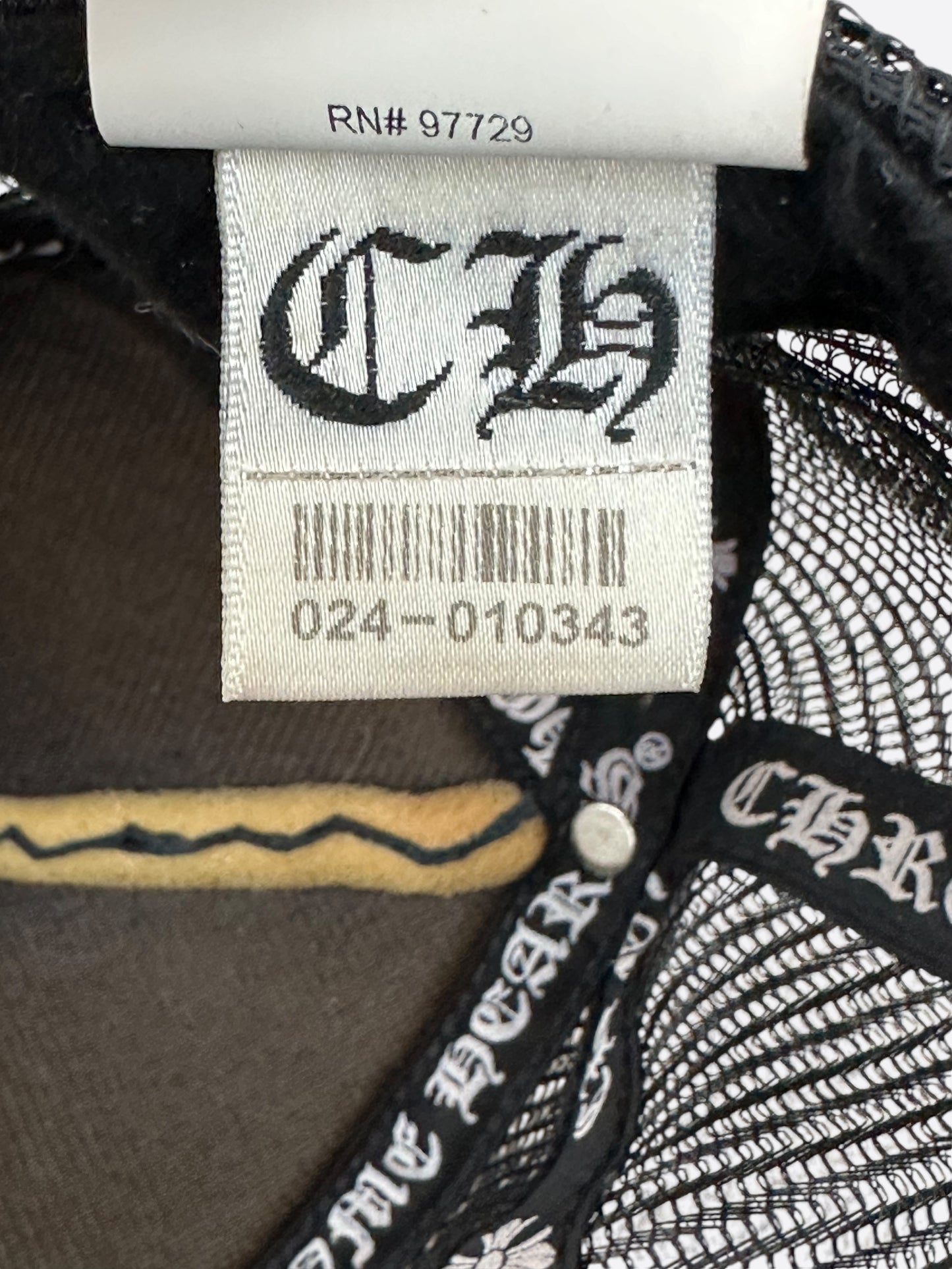 Chrome Hearts Black & White Las Vegas Trucker Hat