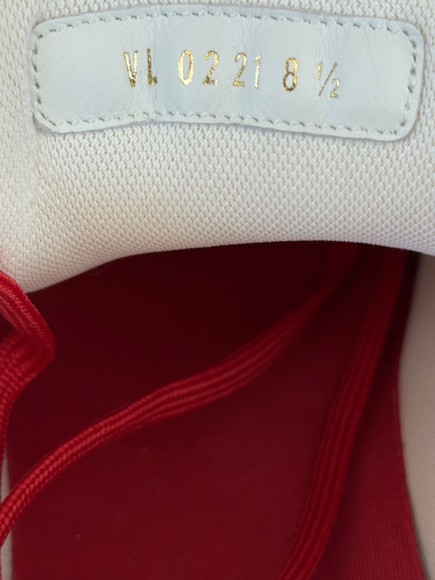 Louis Vuitton Product Red & White Monogram Trainers