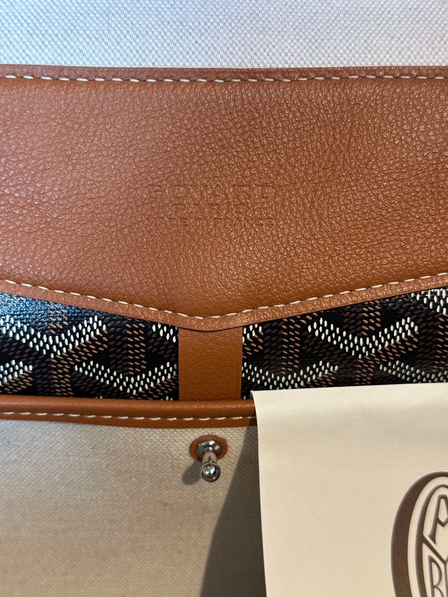 Goyard Black & Brown Cisalpin Backpack