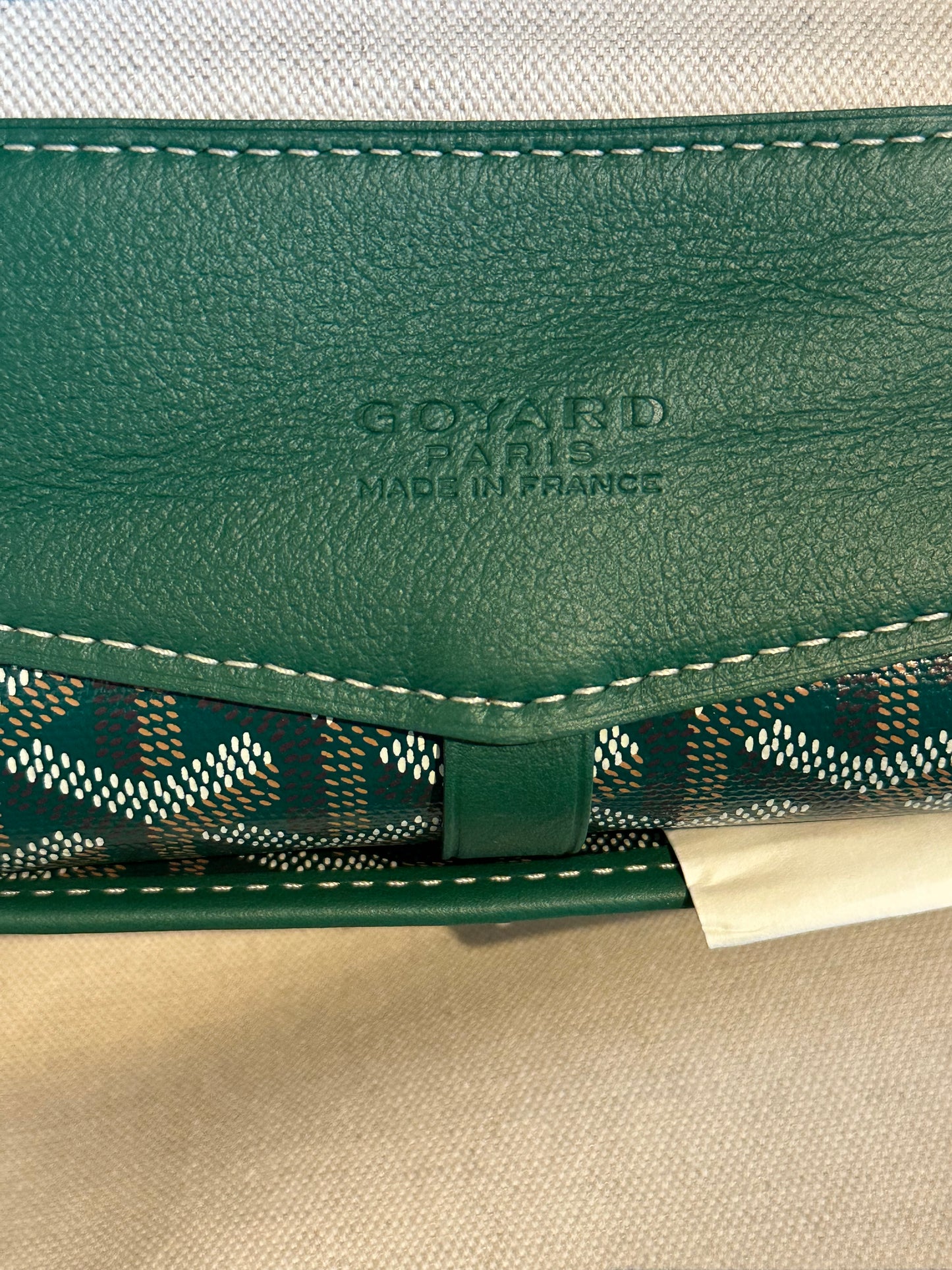 Goyard Green Cisalpin Backpack