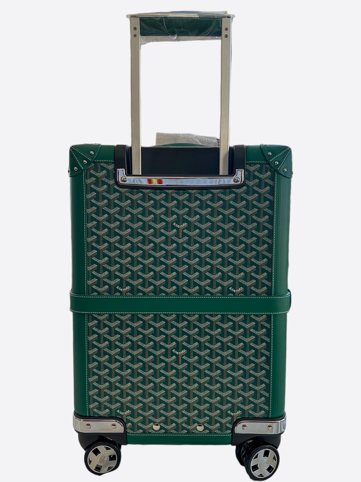 Goyard Green Bourget PM Trolley Case