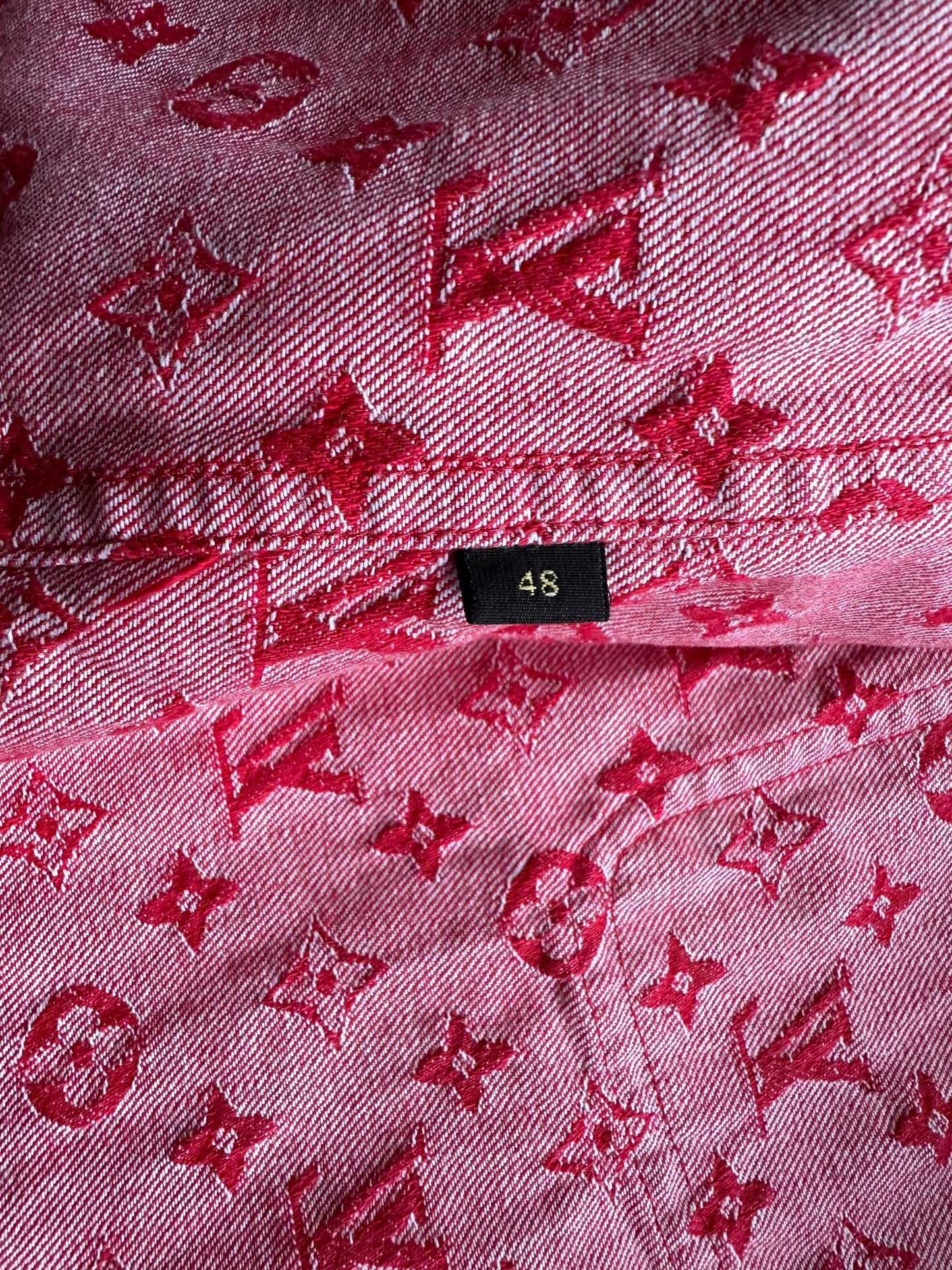 Louis Vuitton Supreme Red Monogram Chore Jacket 1/1