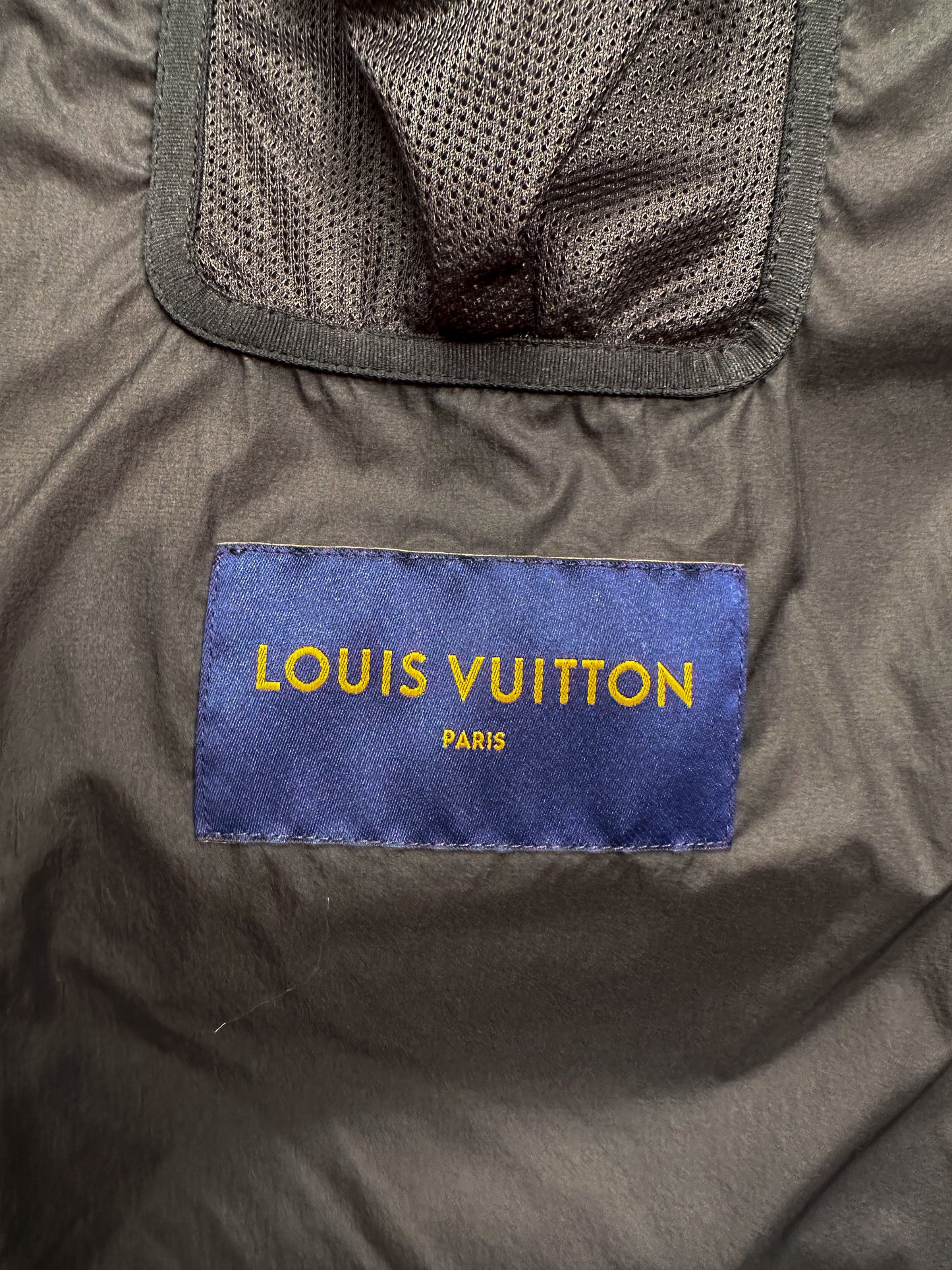 Louis Vuitton Black & Grey 2054 Monogram Heat Reflective Puffer Jacket