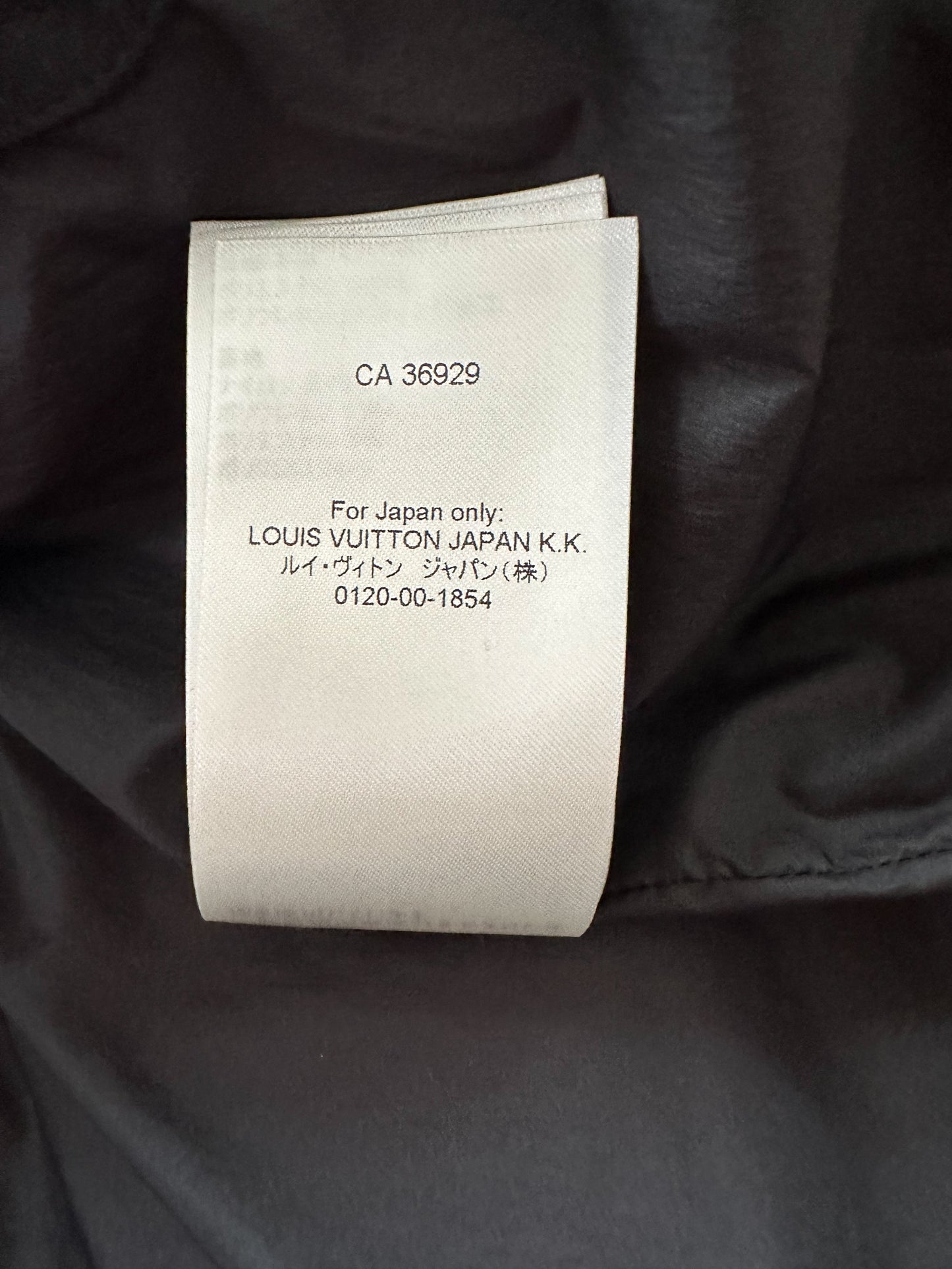 Louis Vuitton Black & Grey 2054 Monogram Heat Reflective Puffer Jacket